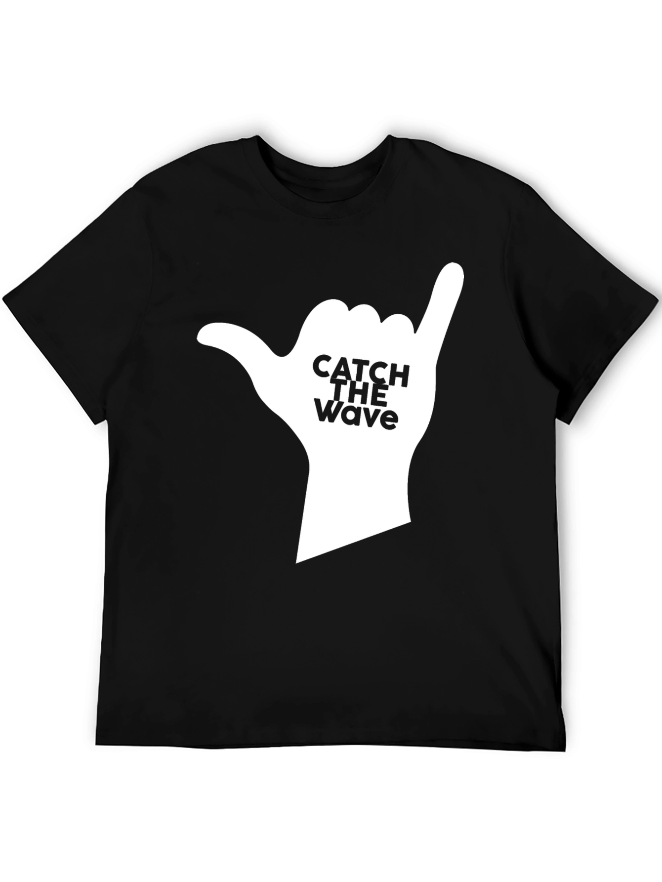 Catch The Wave Graphic Tee - Black