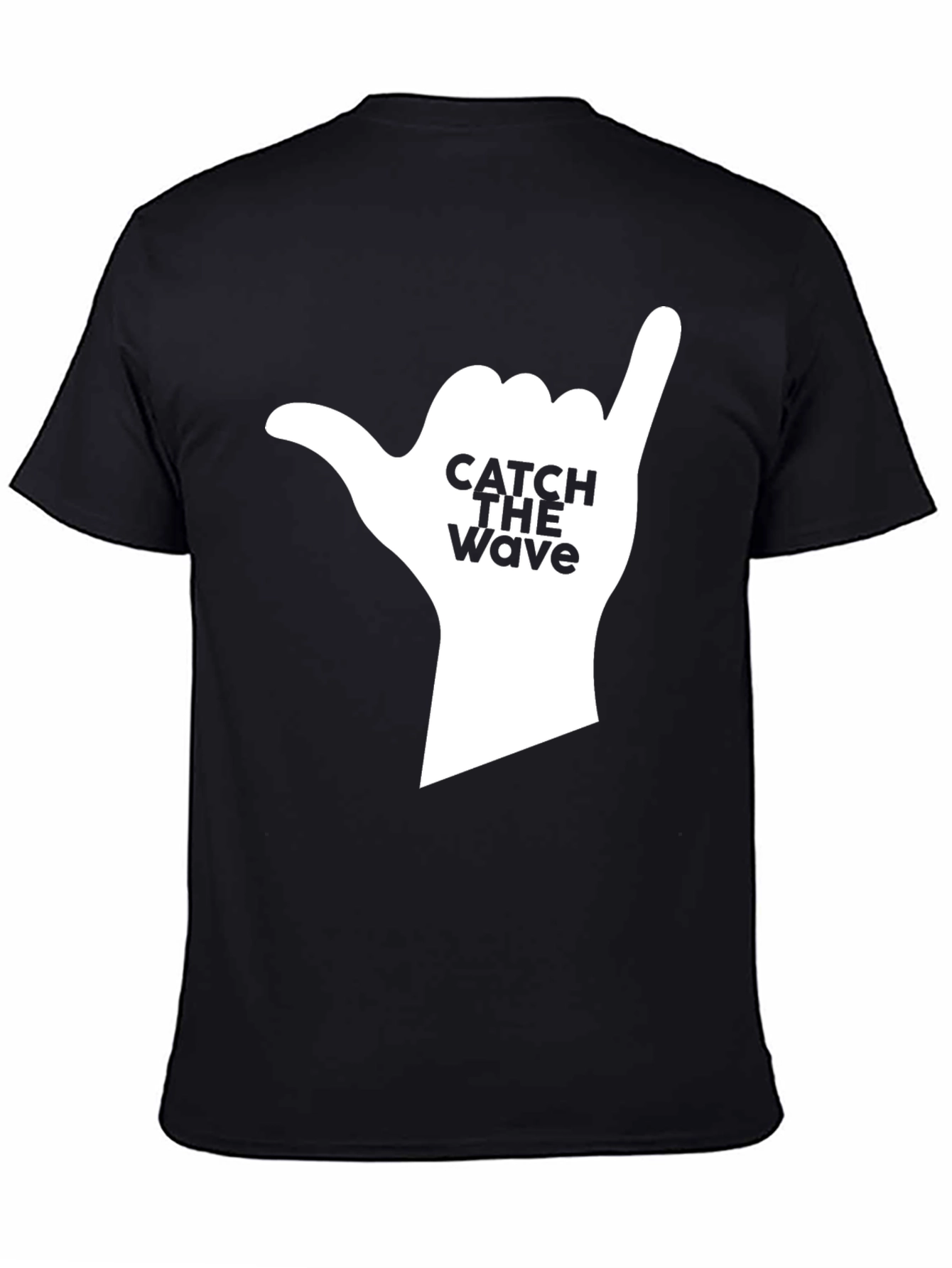 Catch The Wave Graphic Tee - Black