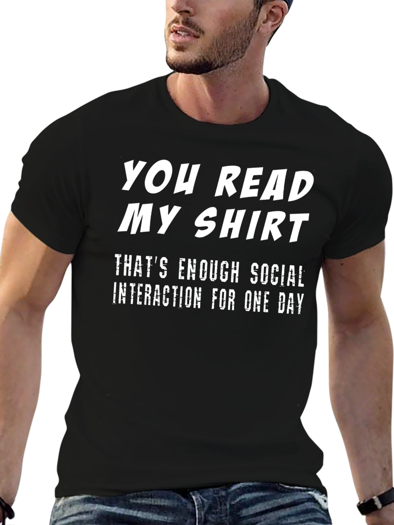 Funny Social Interaction T-Shirt - Introvert Humor