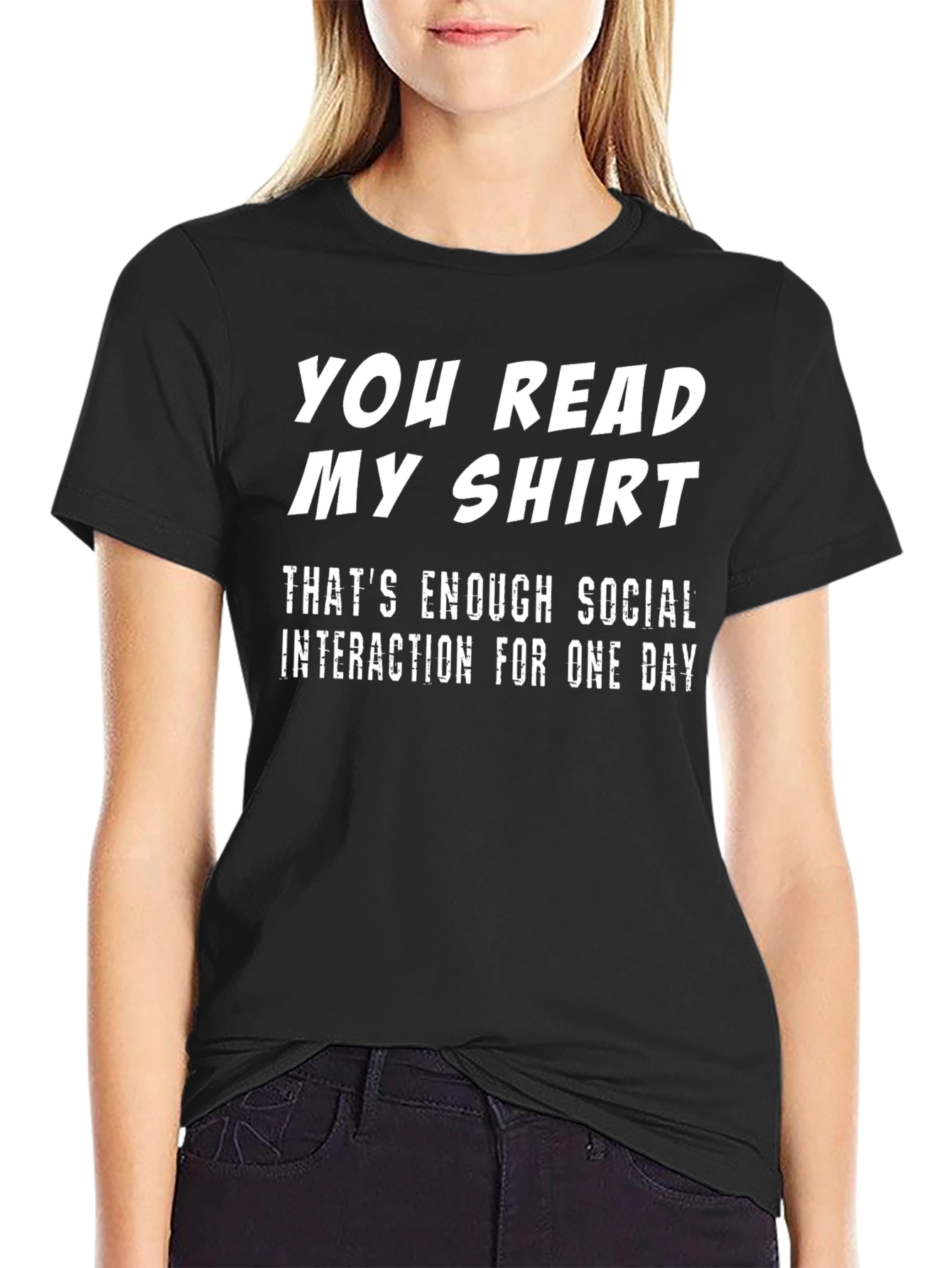 Funny Social Interaction T-Shirt - Introvert Humor