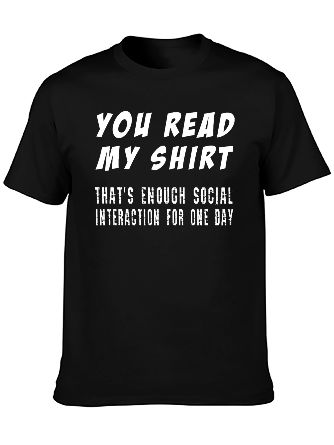 Funny Social Interaction T-Shirt - Introvert Humor