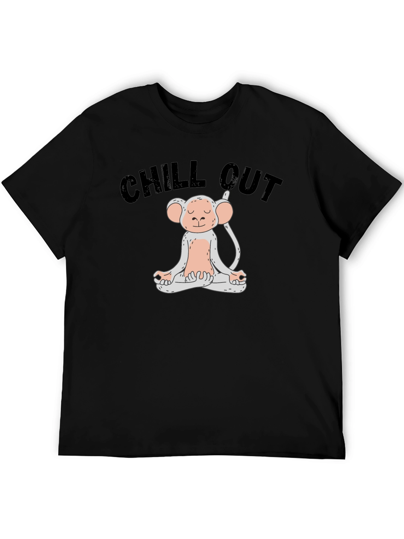 Chill Out Monkey Meditation T-Shirt