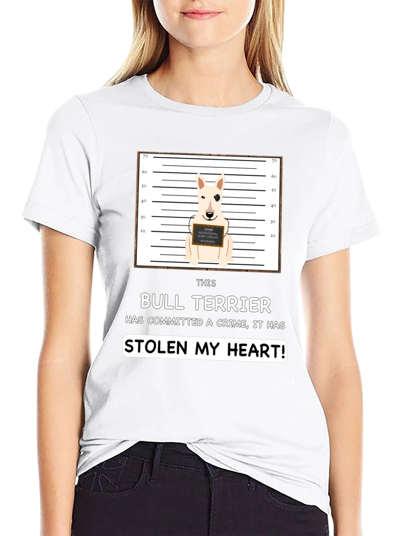 Bull Terrier Stole My Heart T-Shirt