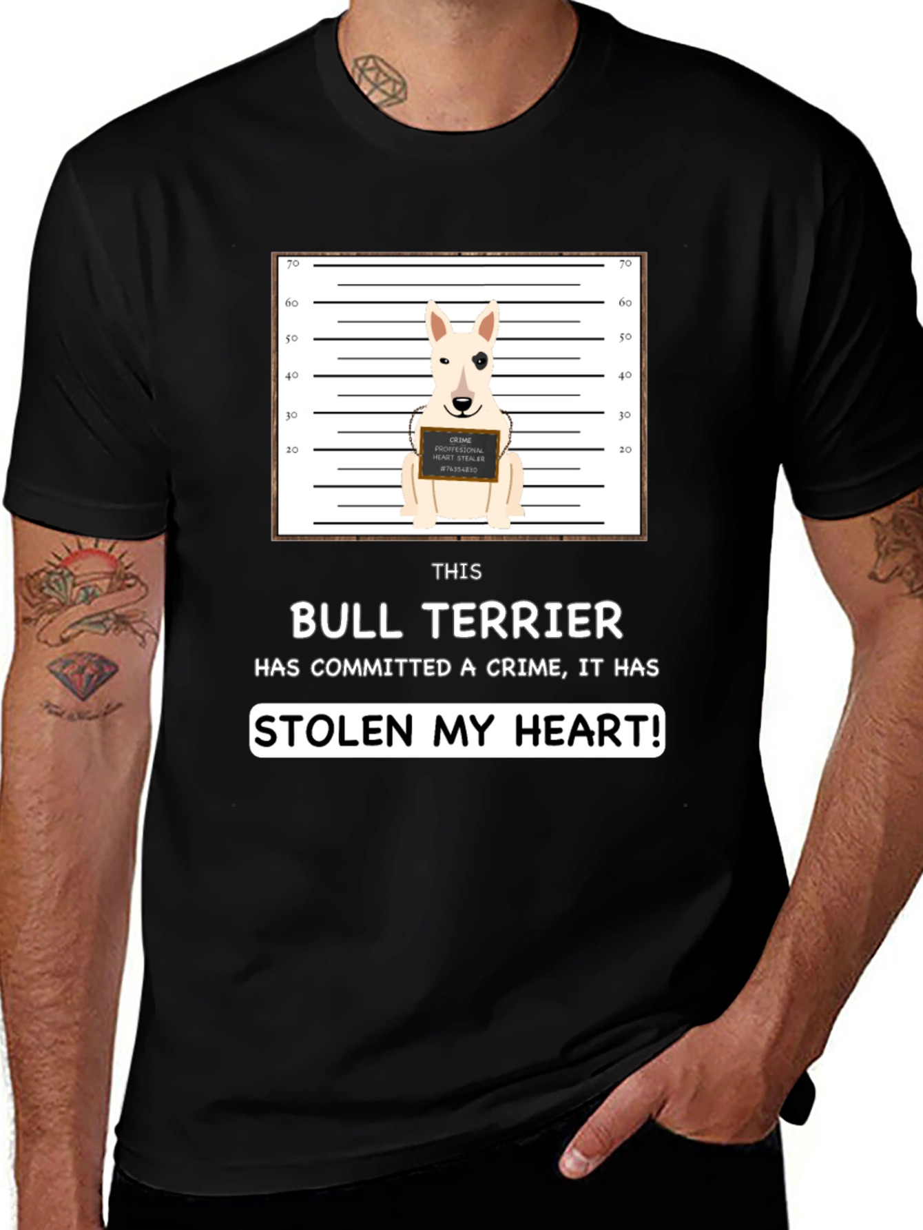Bull Terrier Stole My Heart T-Shirt