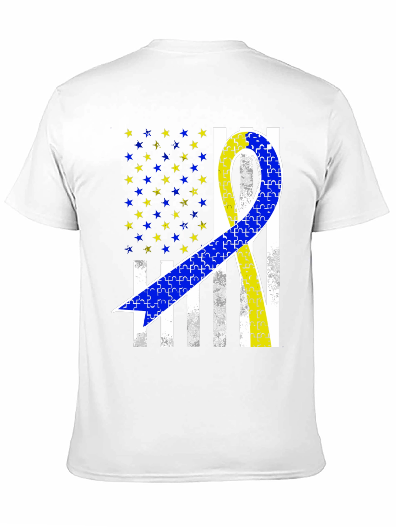Down Syndrome Awareness T-Shirt USA Flag