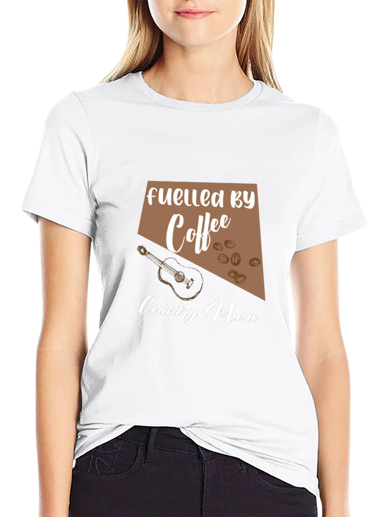 Coffee & Country Music T-Shirt - Black