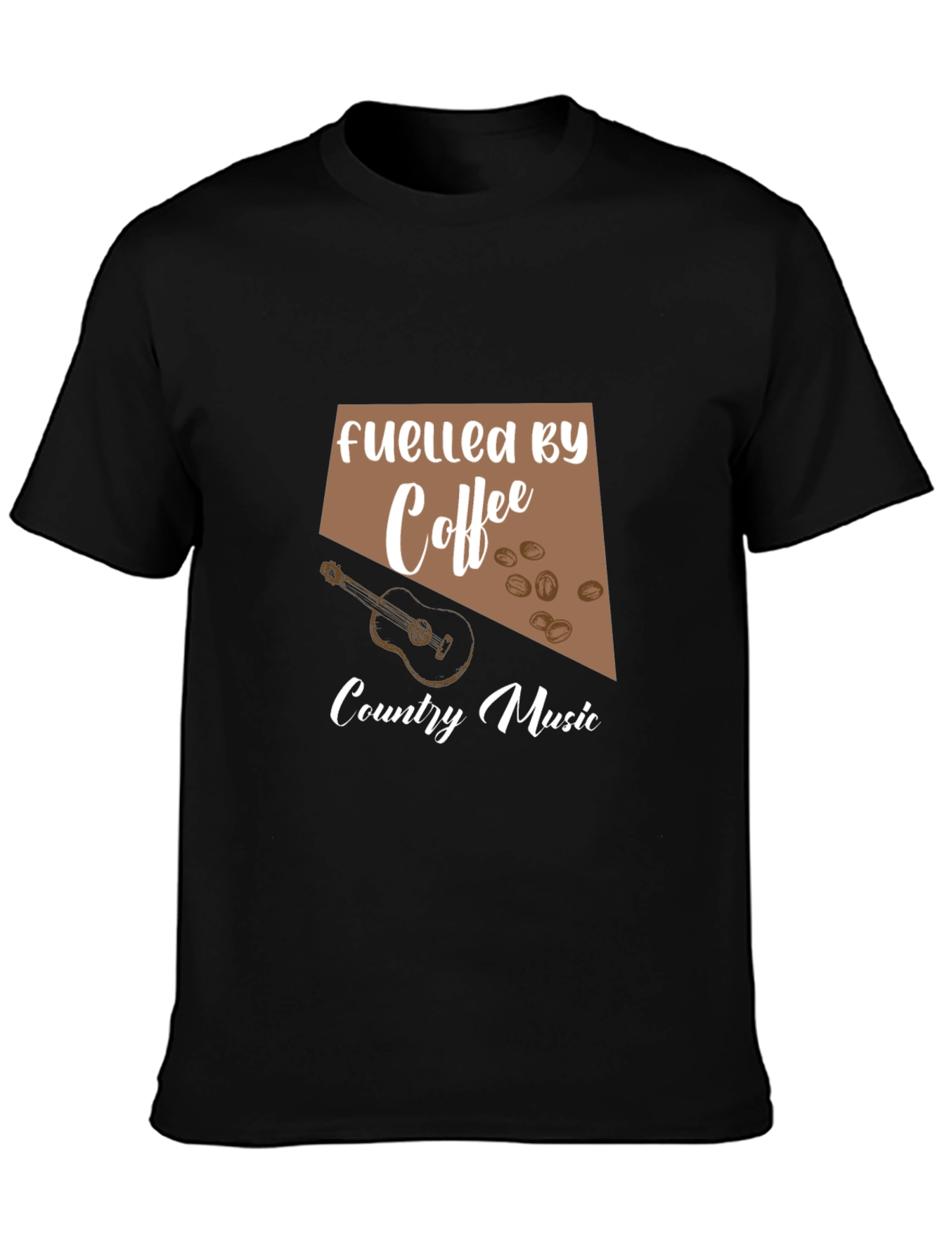 Coffee & Country Music T-Shirt - Black
