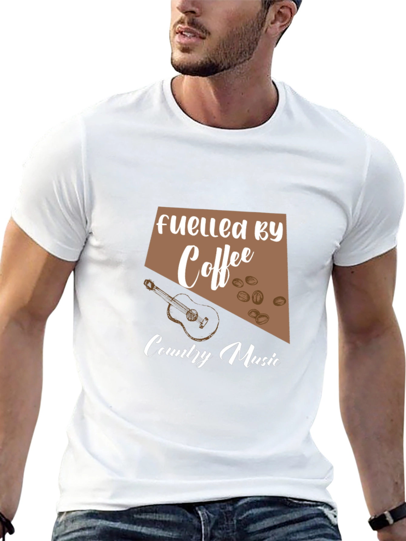 Coffee & Country Music T-Shirt - Black