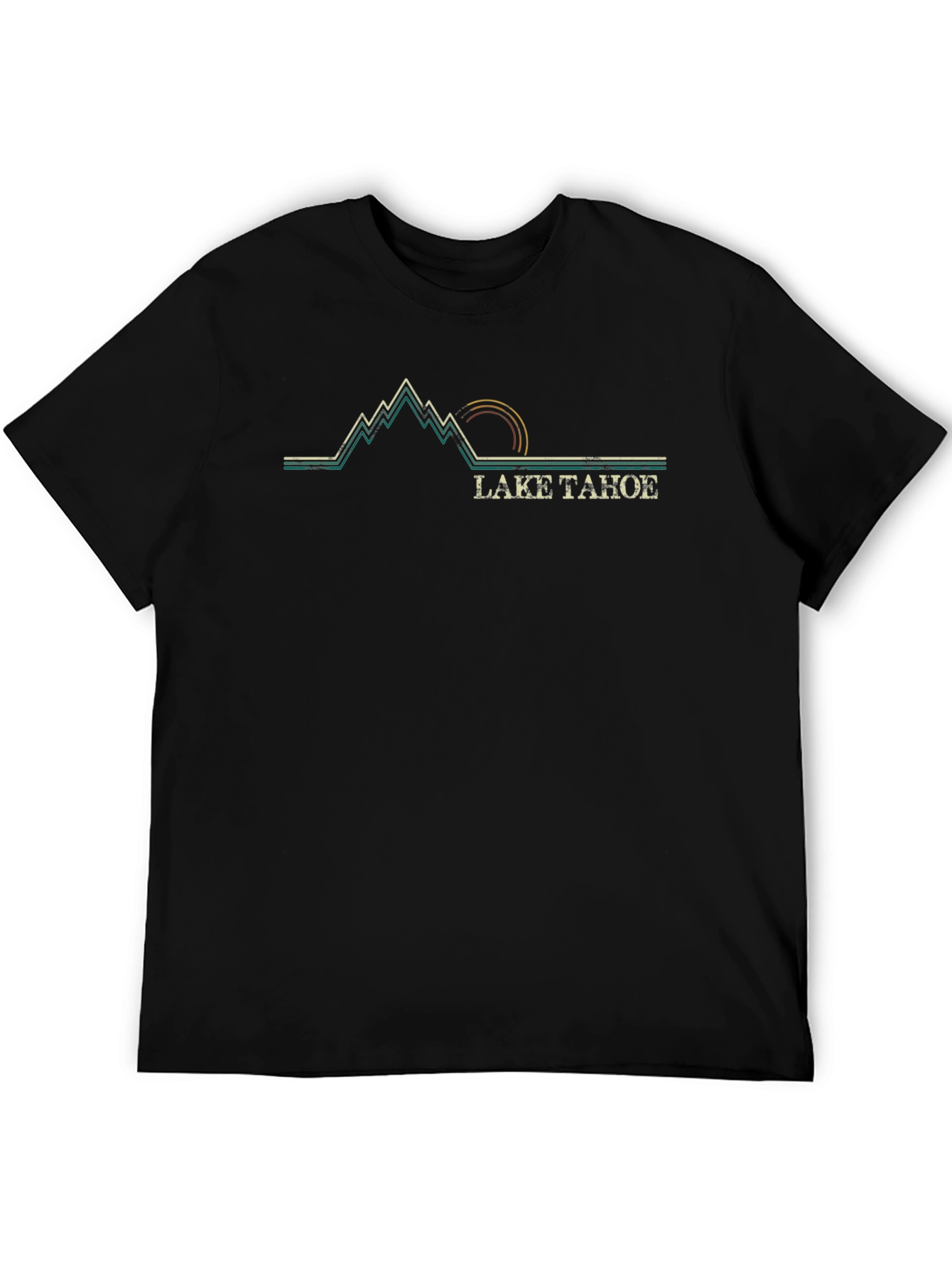 Lake Tahoe Mountain Graphic T-Shirt
