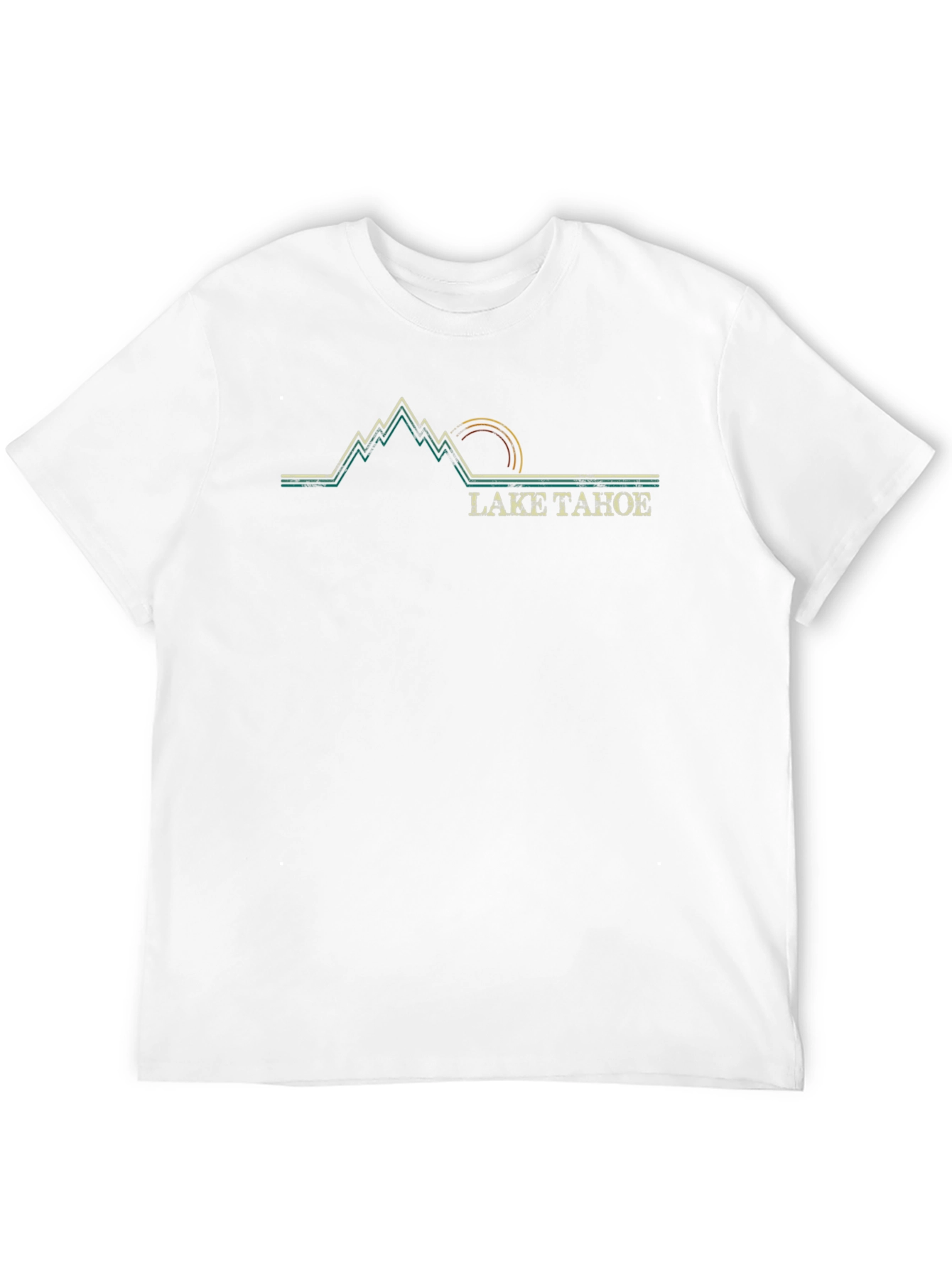 Lake Tahoe Mountain Graphic T-Shirt