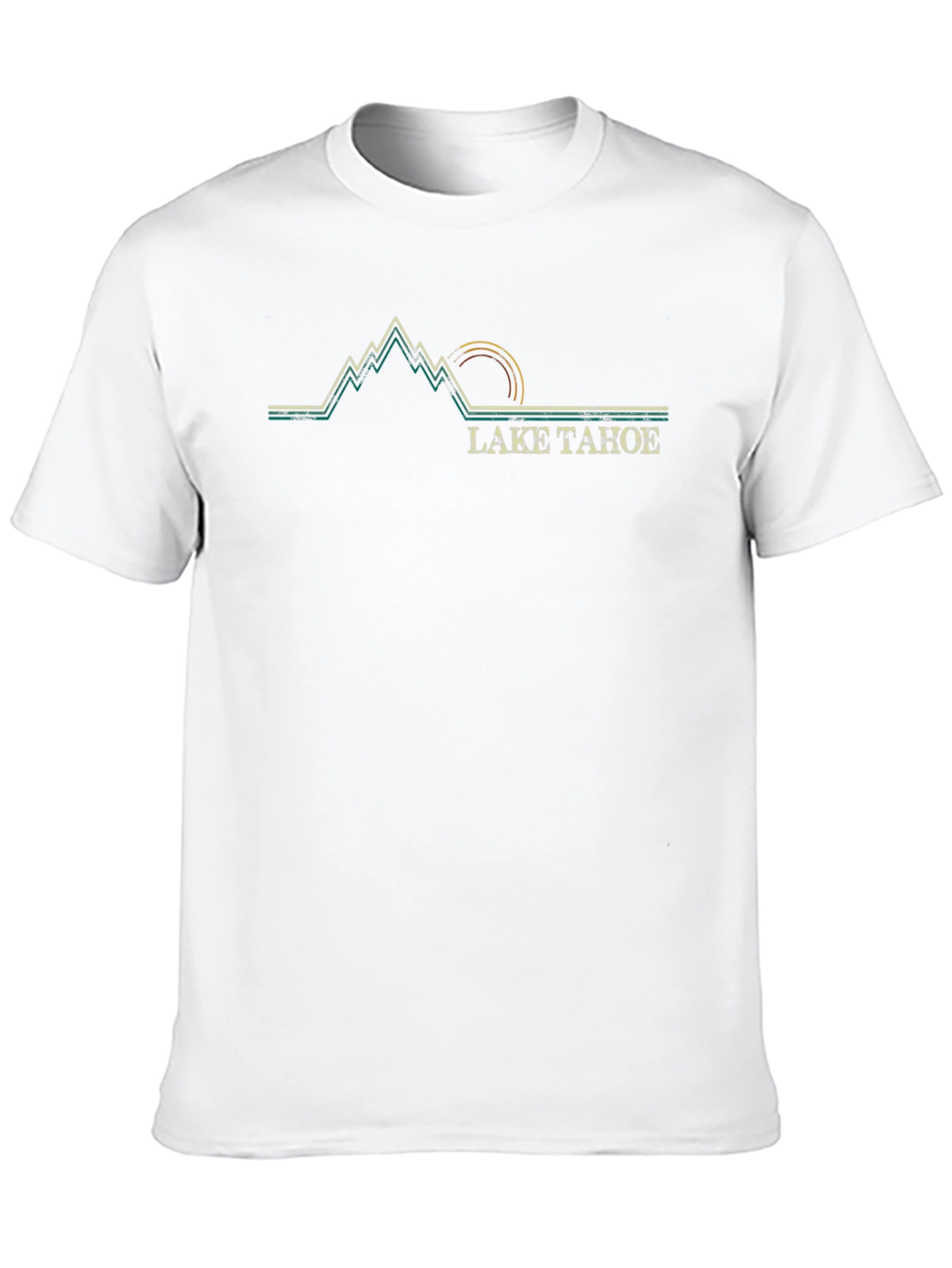 Lake Tahoe Mountain Graphic T-Shirt