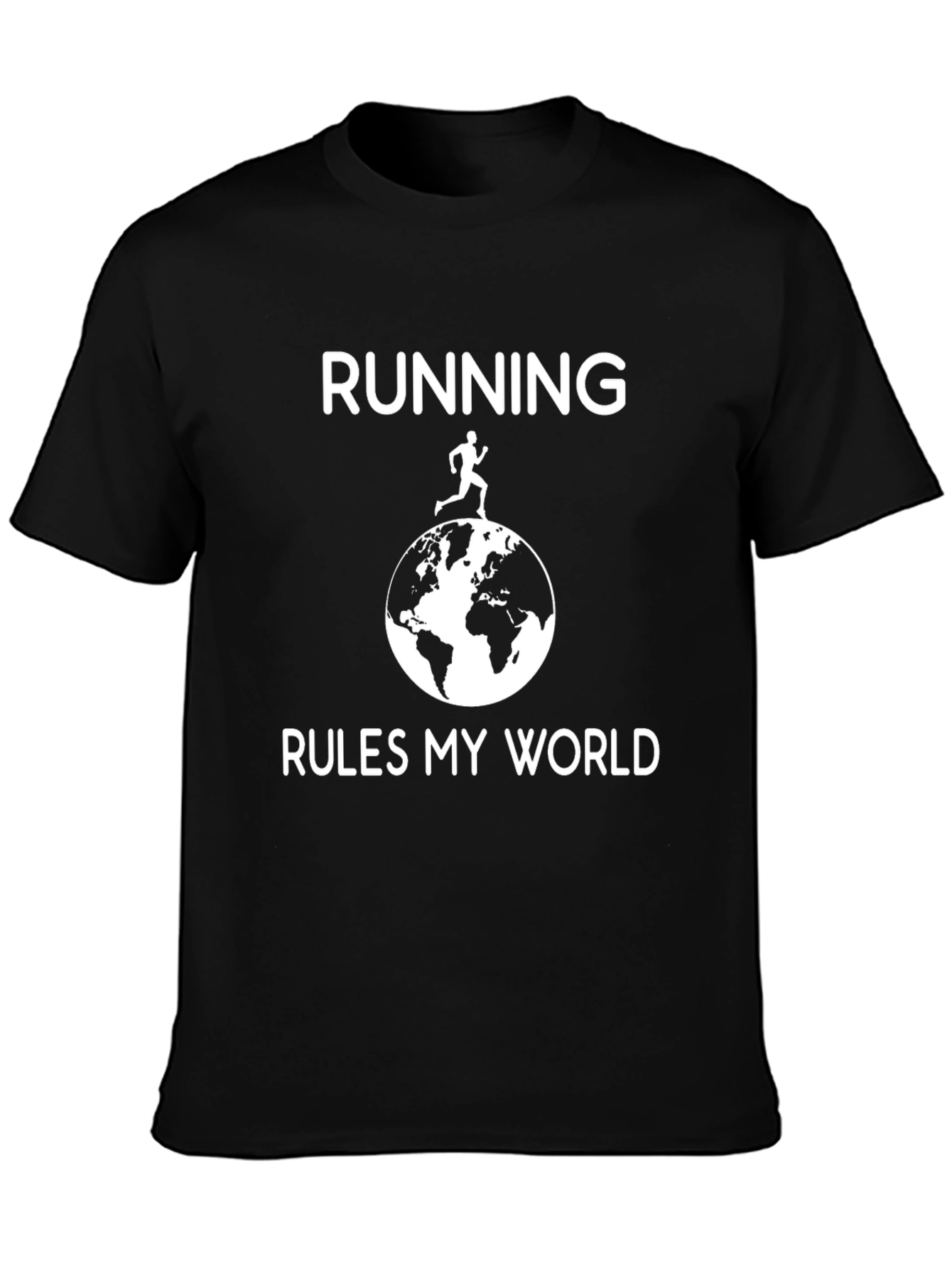 Running Rules My World Graphic T-Shirt