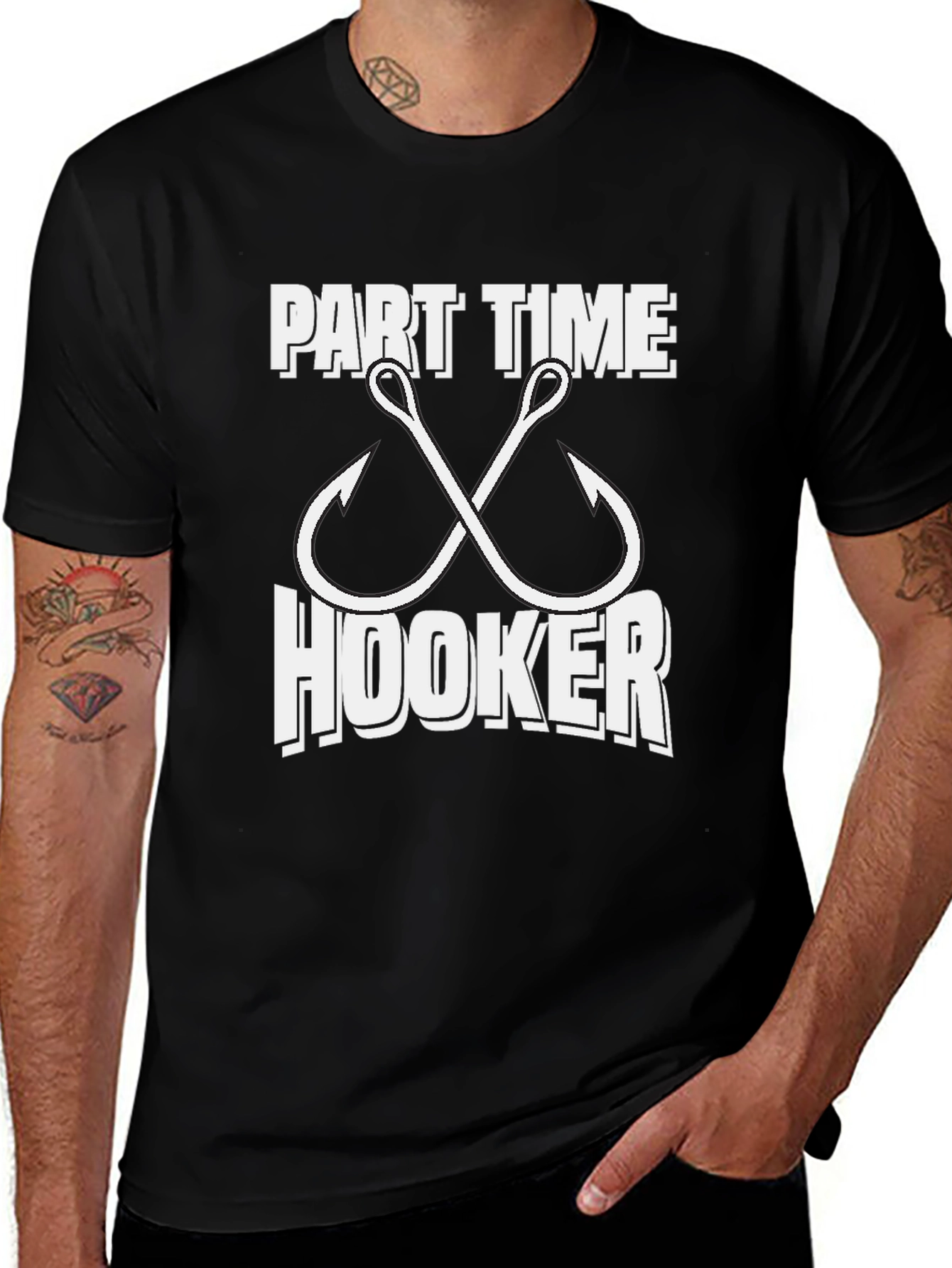 Part Time Hooker Fishing T-Shirt