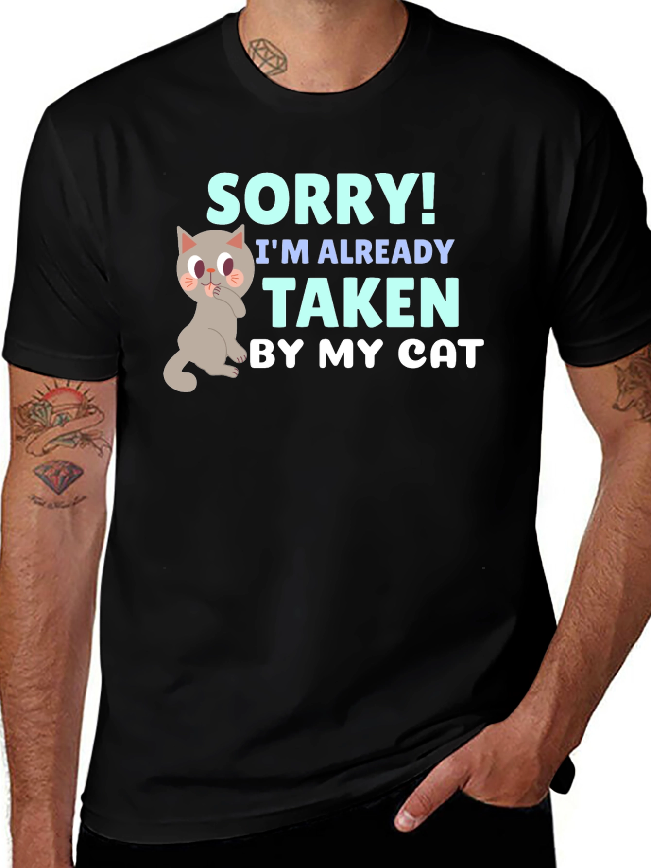Sorry Im Already Taken By My Cat T-Shirt