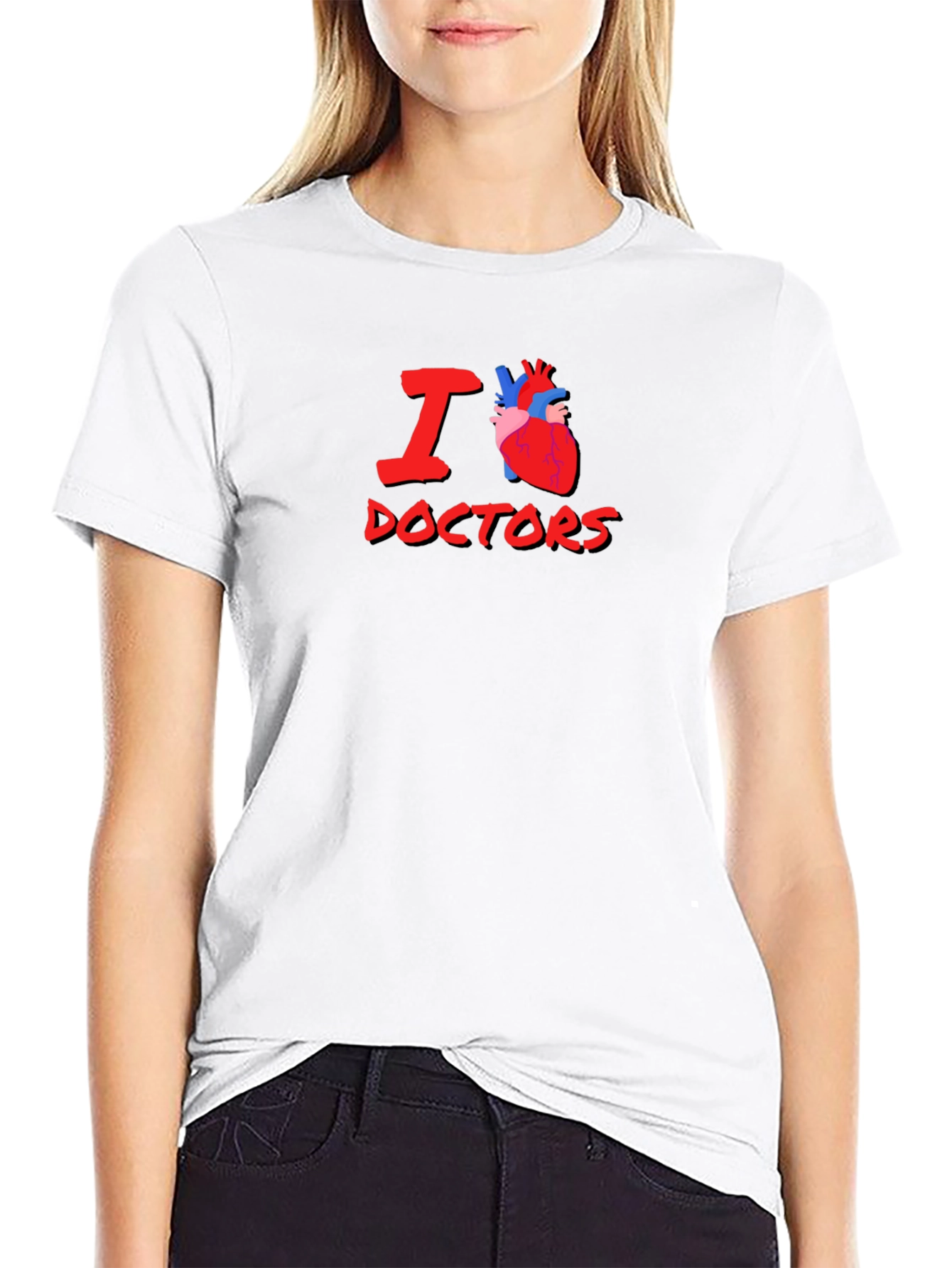 I Heart Doctors Graphic Tee