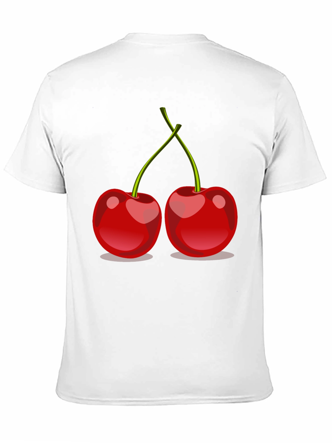 Cherry Graphic Tee - Stylish Black T-Shirt