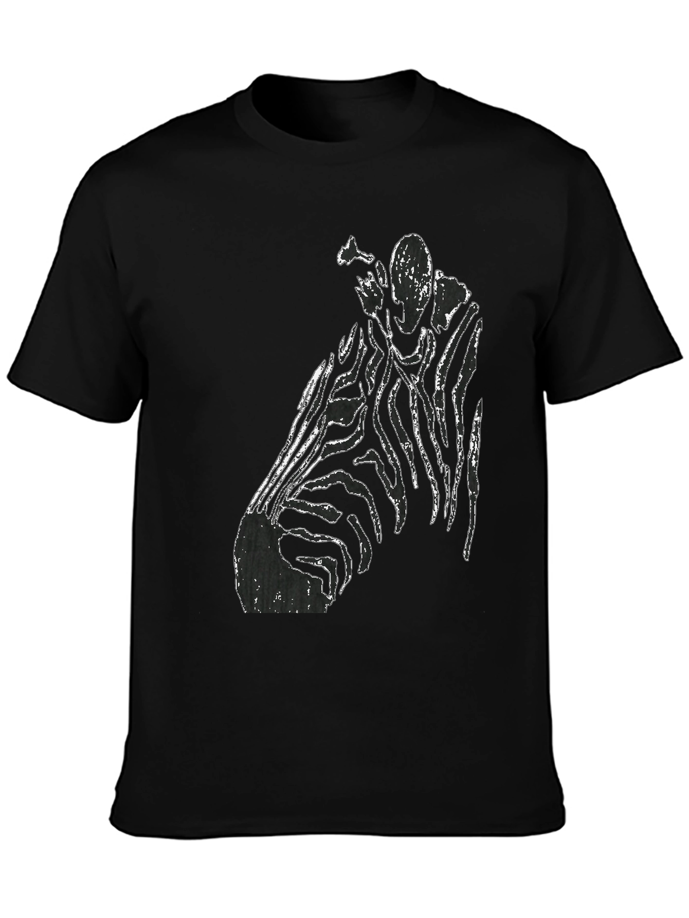 Unique Graphic Black T-Shirt