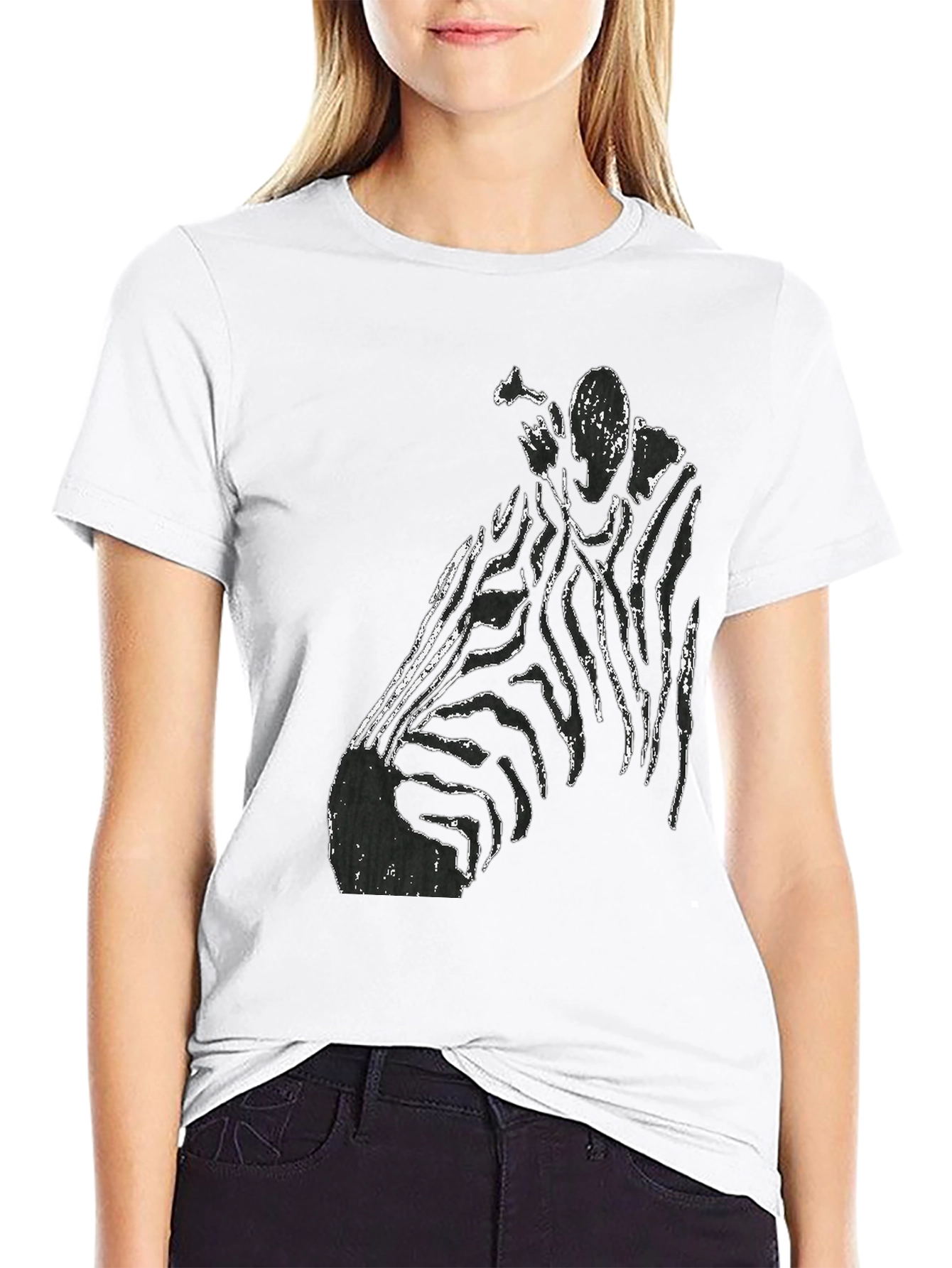 Unique Graphic Black T-Shirt