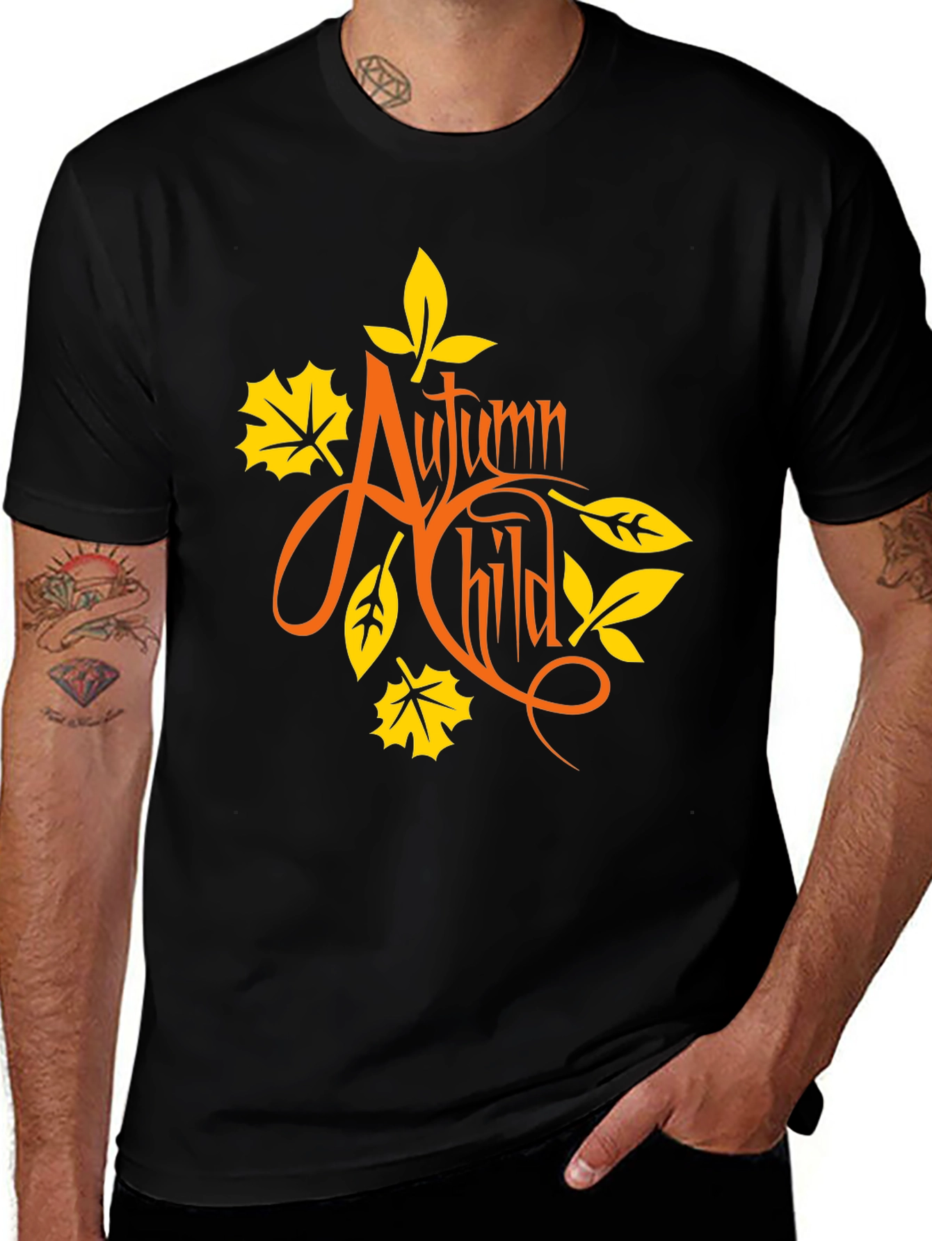 Autumn Child Graphic Tee - Fall Season
