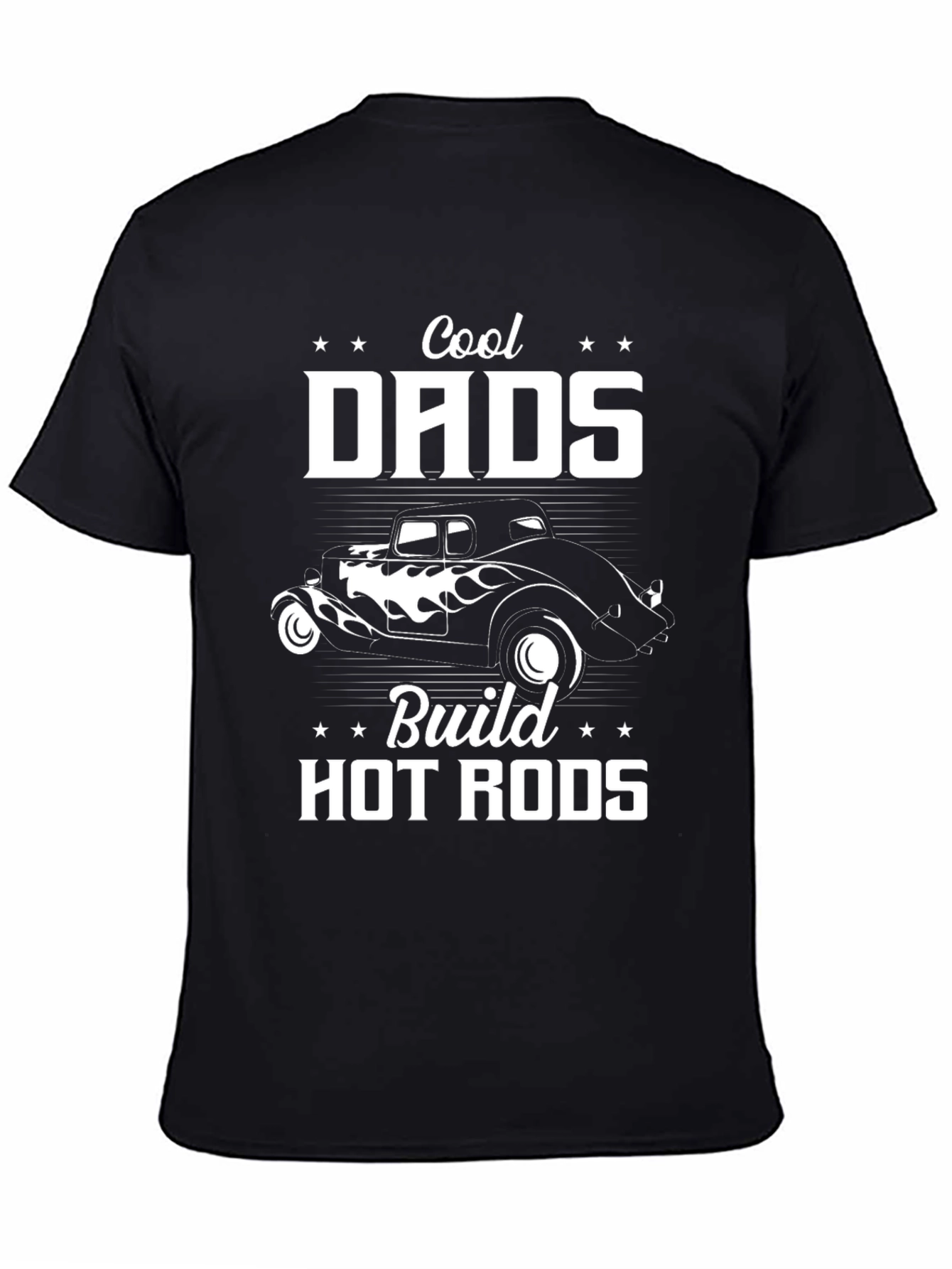 Cool Dads Build Hot Rods Graphic T-Shirt