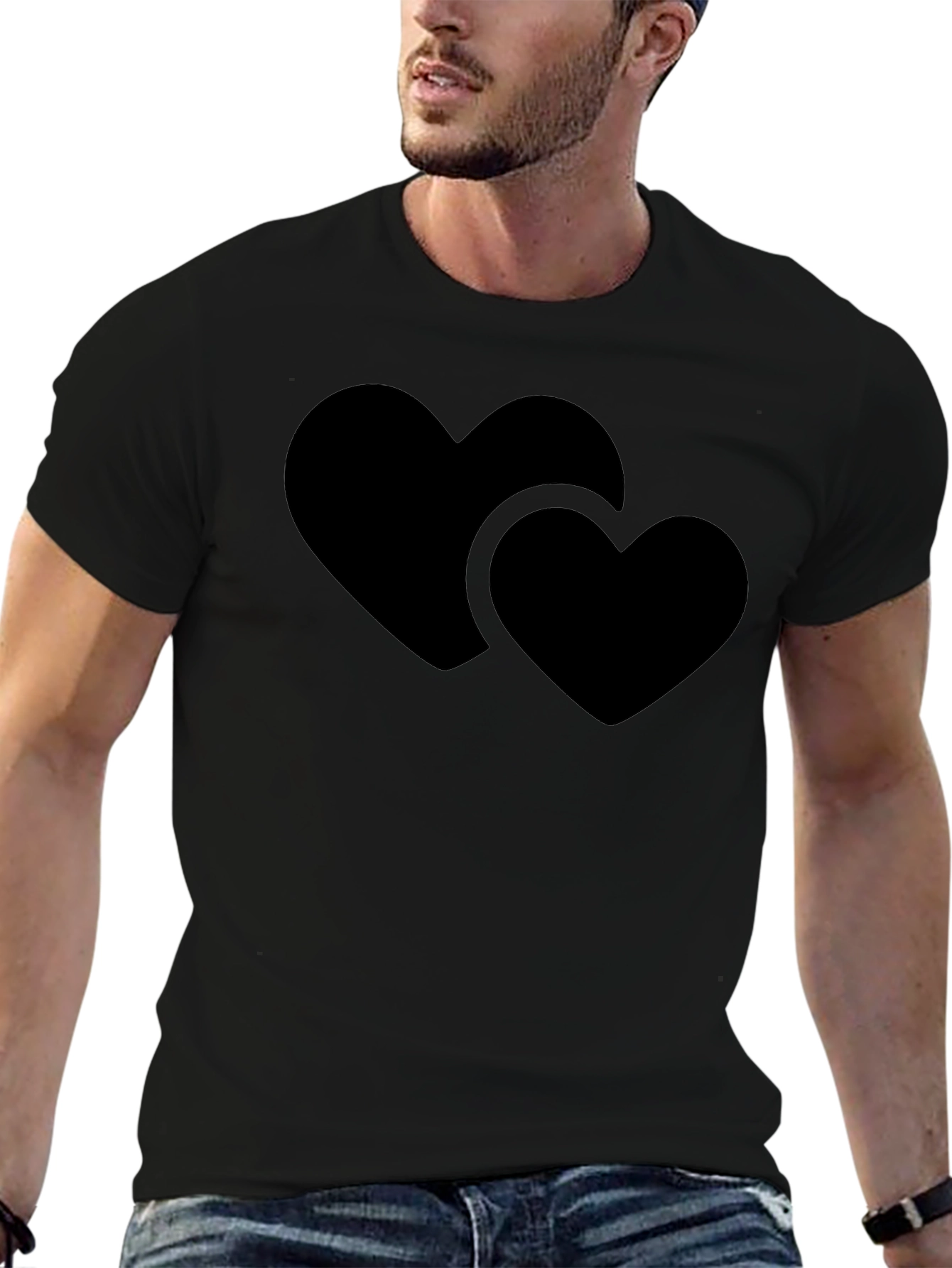 Black Heart Graphic T-Shirt