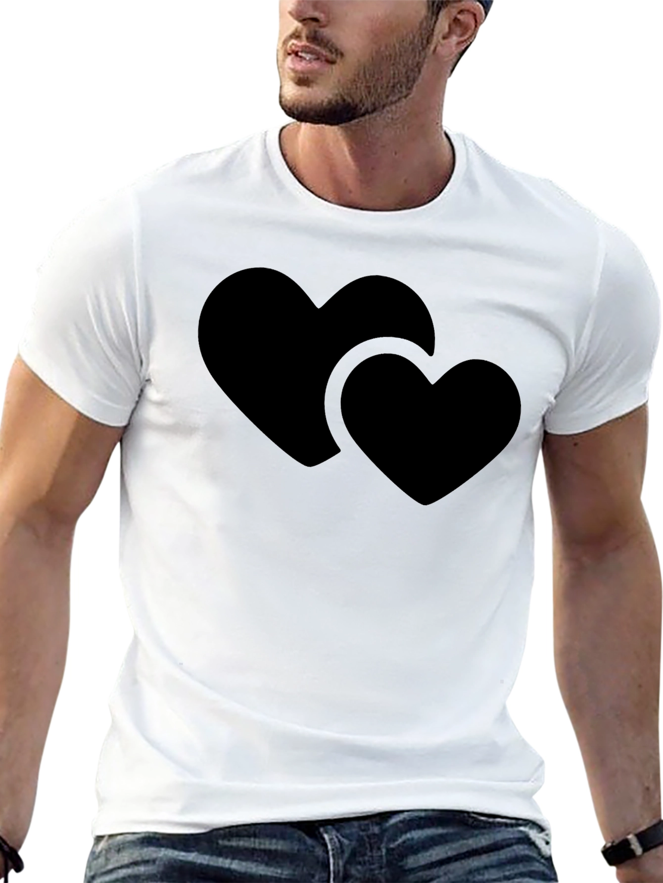 Black Heart Graphic T-Shirt