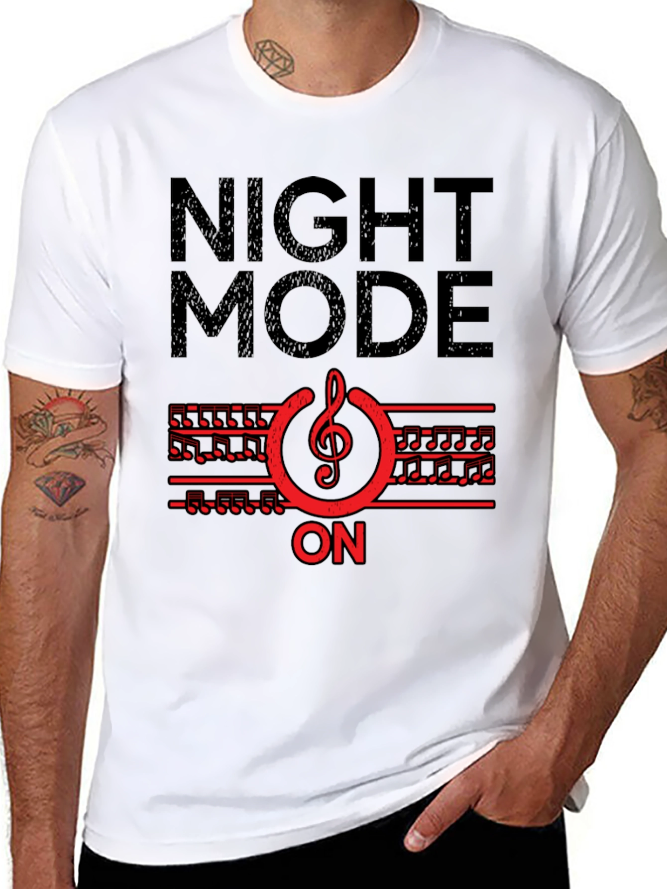 Night Mode On Music T-Shirt