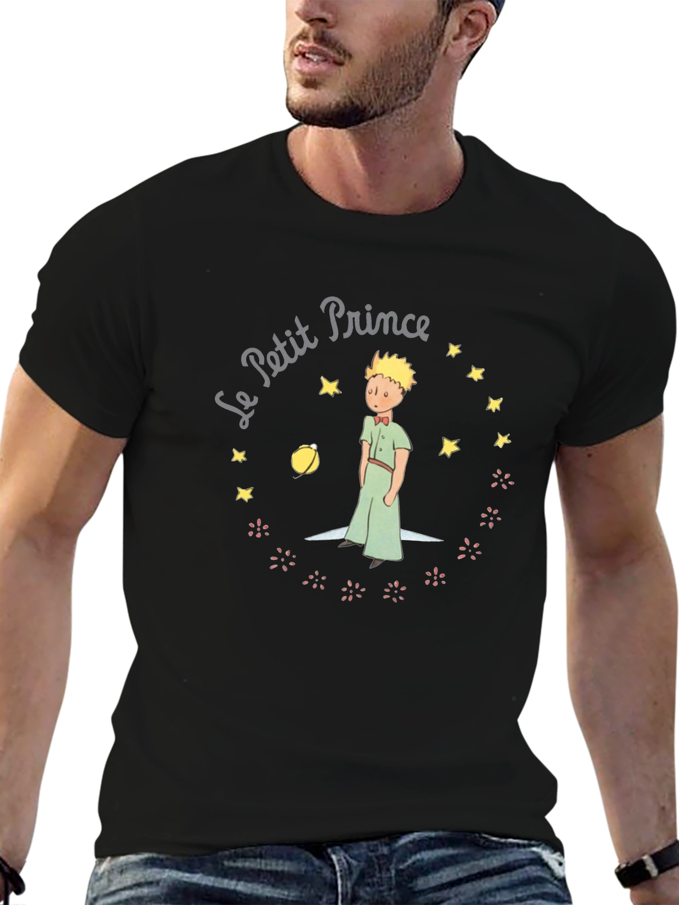 Le Petit Prince Graphic Tee - Unisex Black T-Shirt