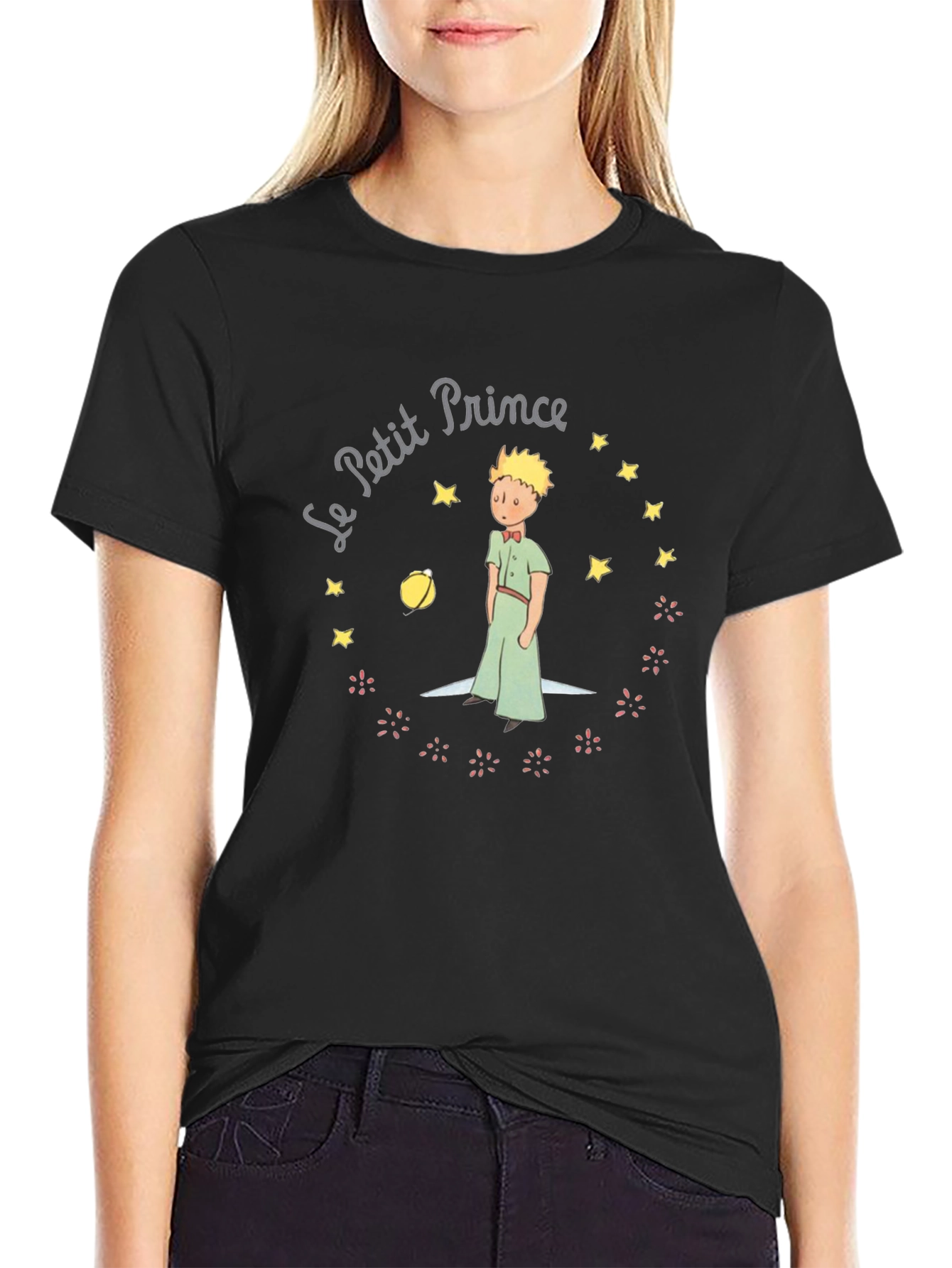 Le Petit Prince Graphic Tee - Unisex Black T-Shirt