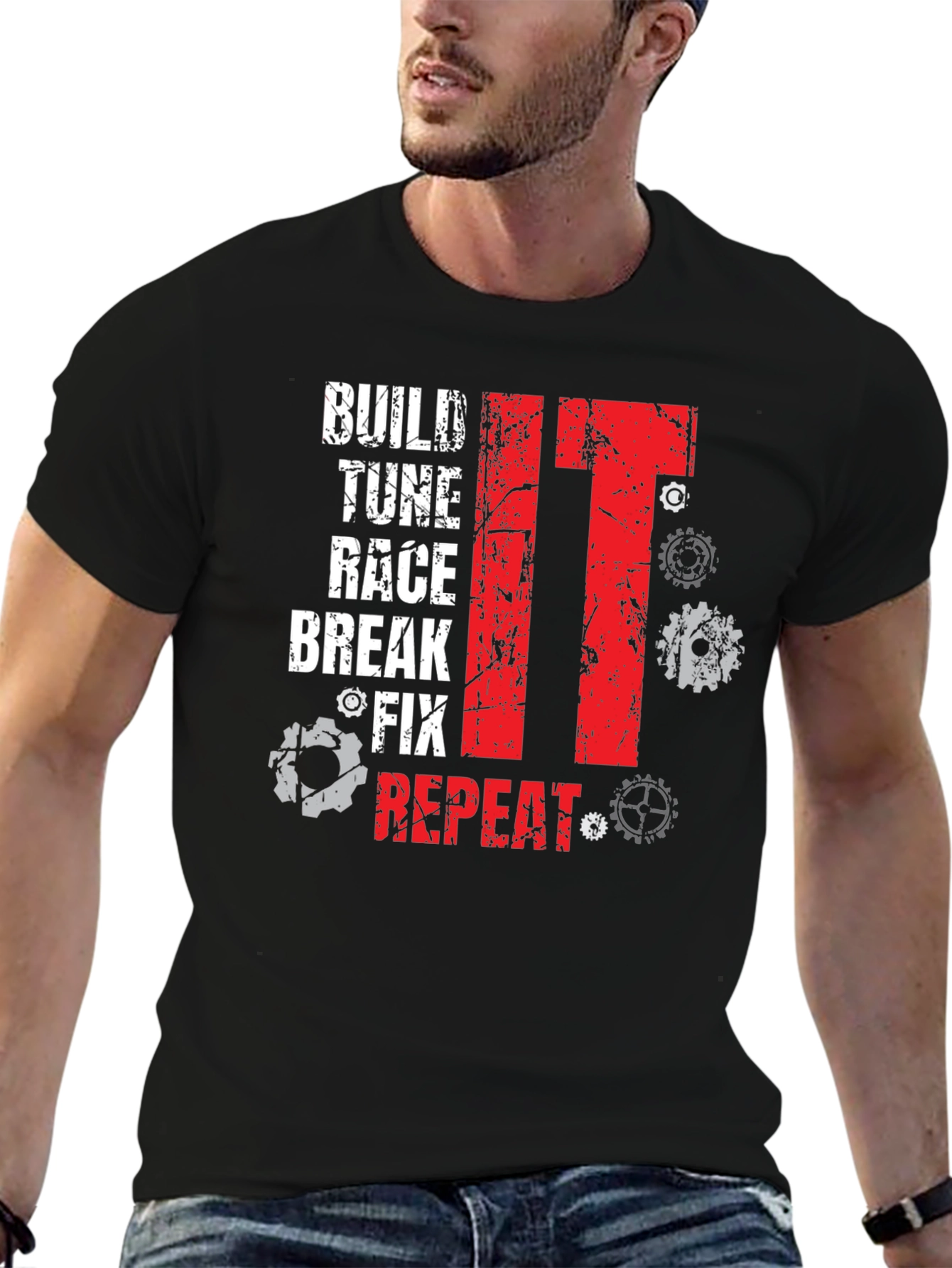 Build Tune Race Mechanic T-Shirt