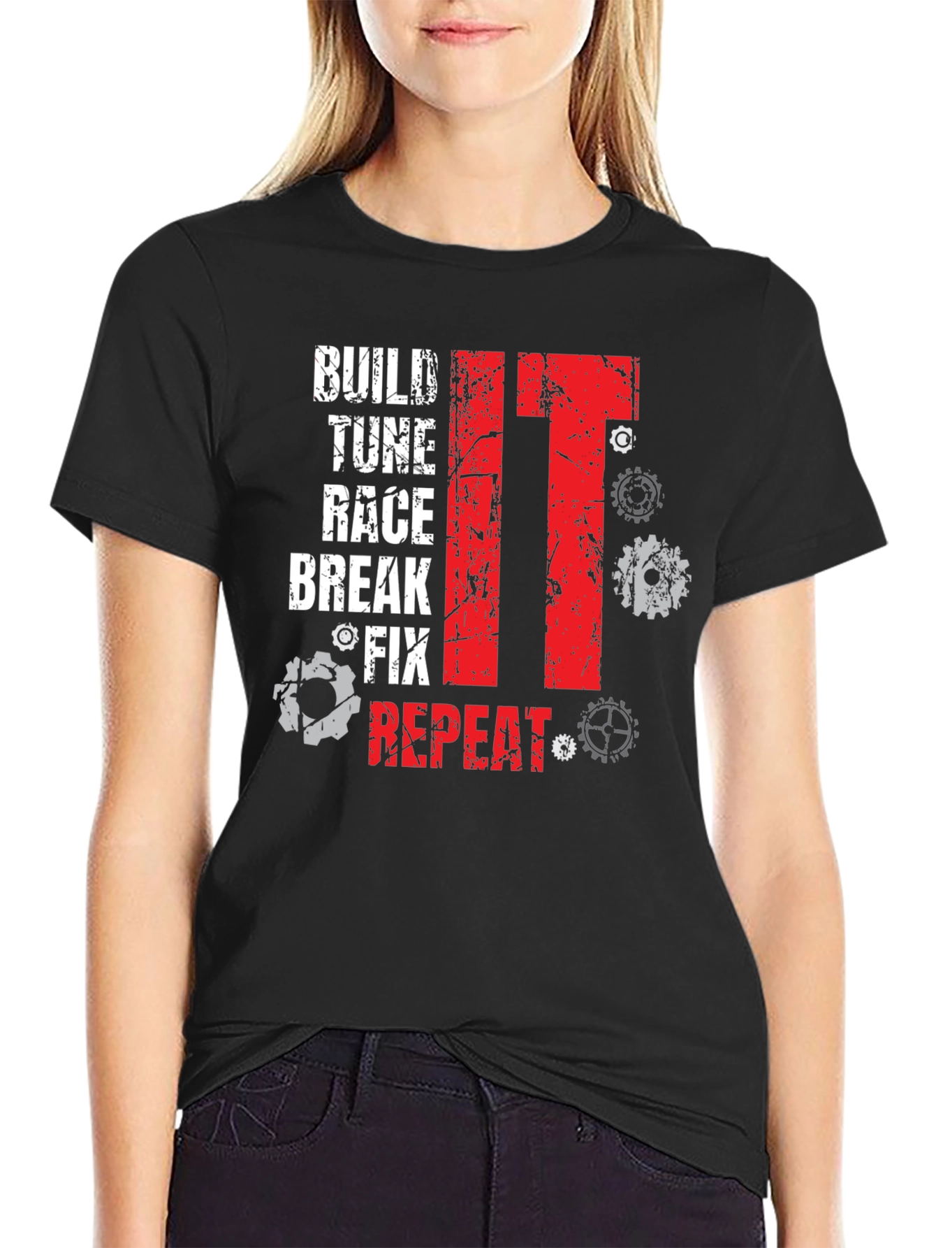 Build Tune Race Mechanic T-Shirt