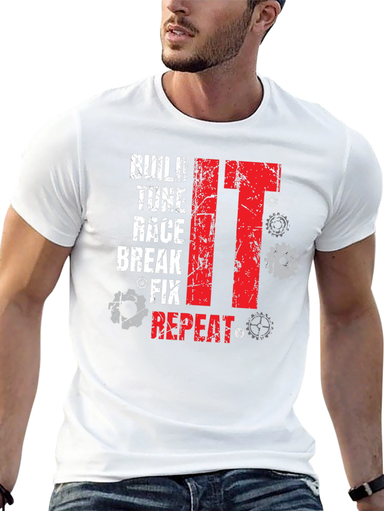 Build Tune Race Mechanic T-Shirt
