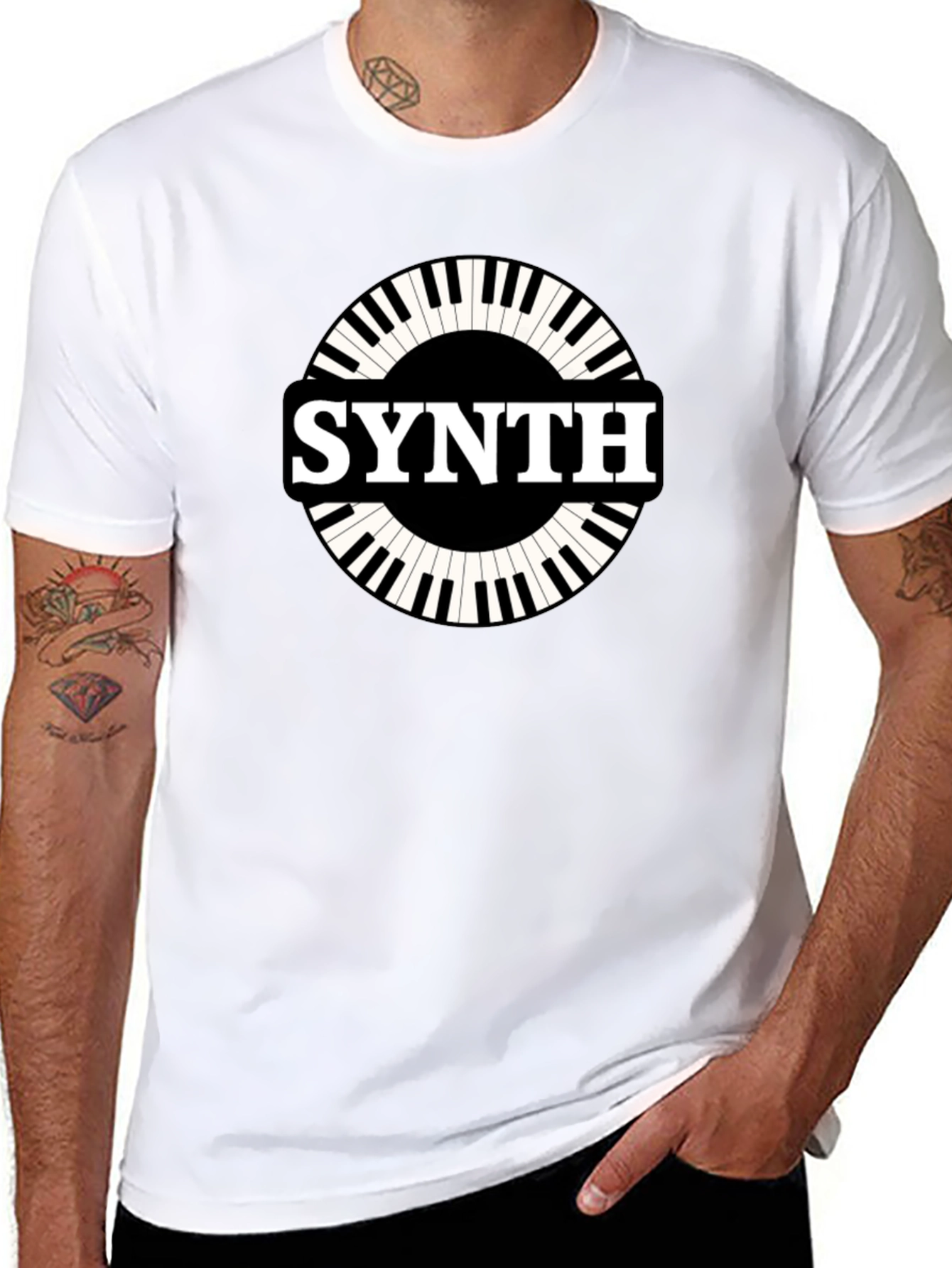 Synth Keyboard T-Shirt - Musician Apparel