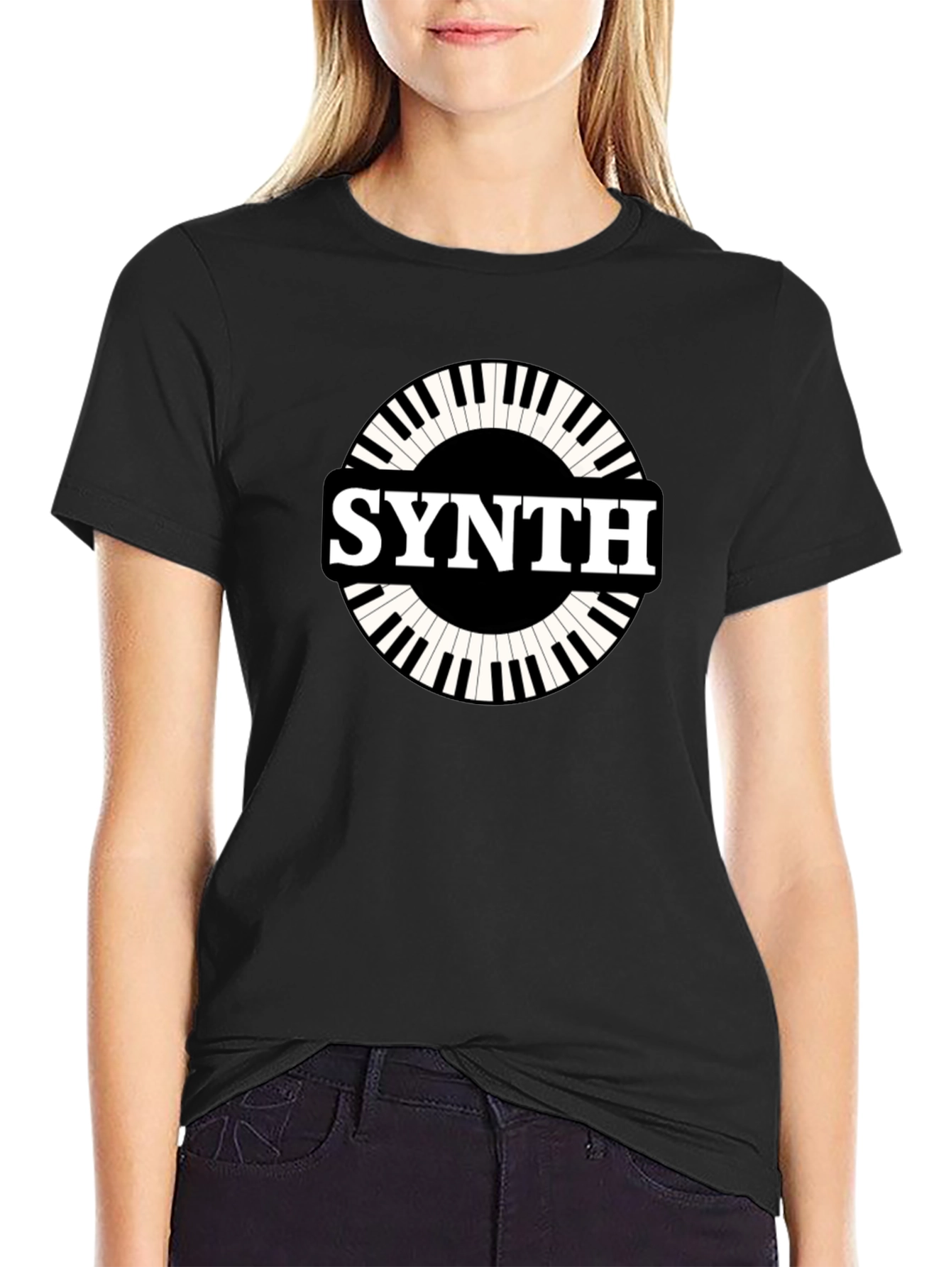 Synth Keyboard T-Shirt - Musician Apparel