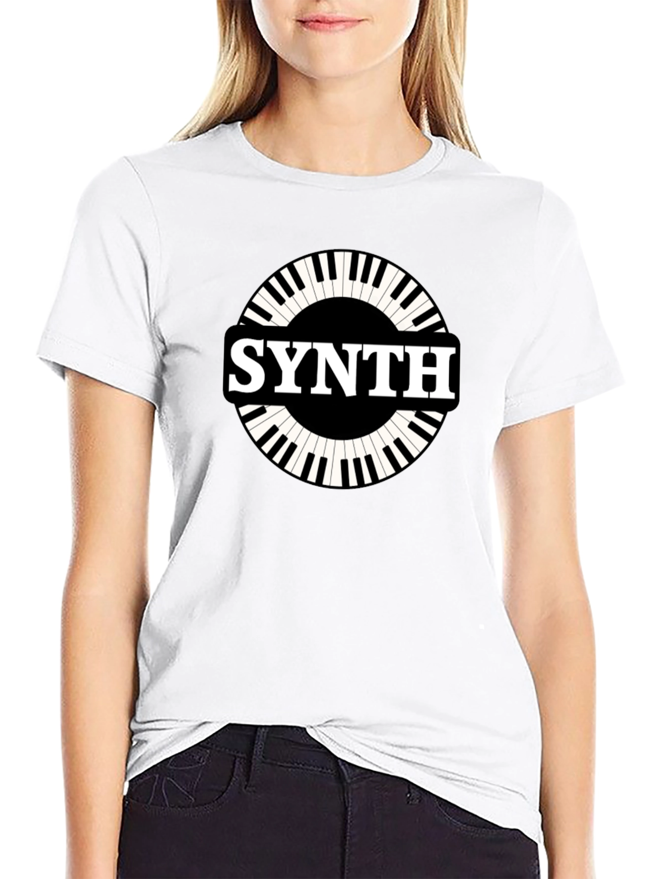 Synth Keyboard T-Shirt - Musician Apparel
