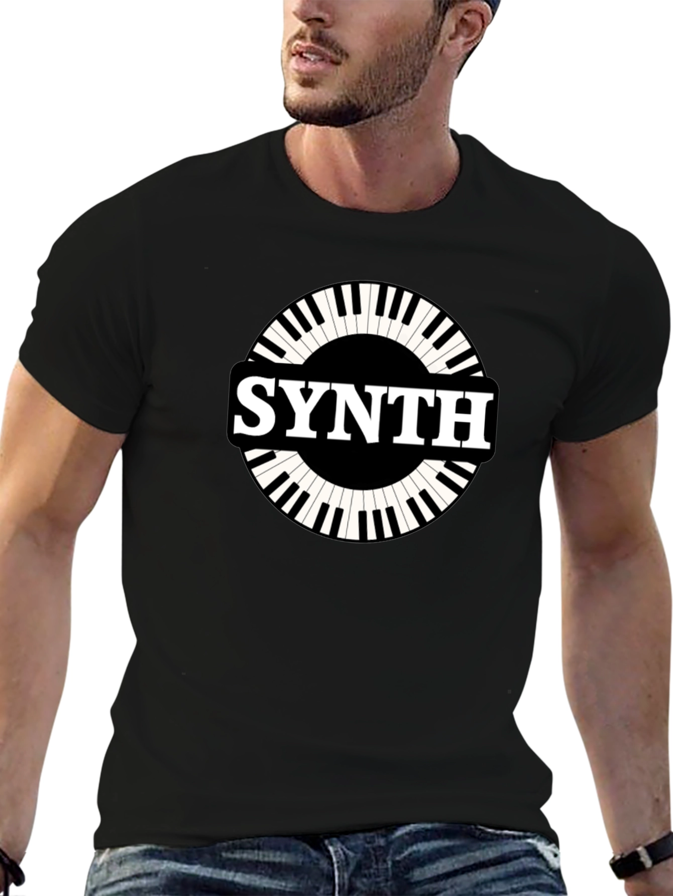 Synth Keyboard T-Shirt - Musician Apparel