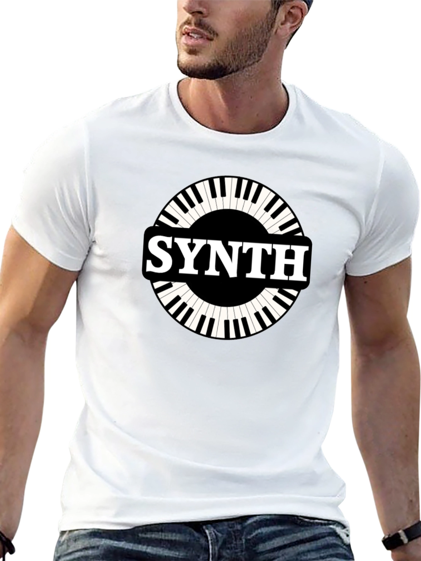 Synth Keyboard T-Shirt - Musician Apparel