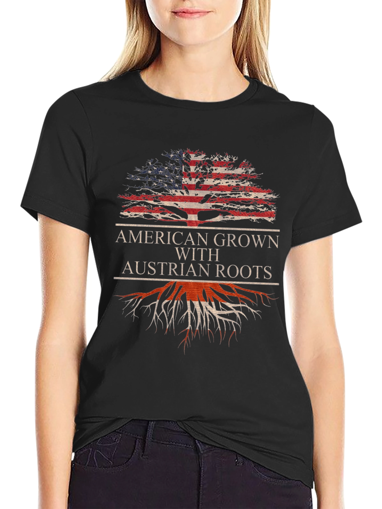 American Grown with Austrian Roots T-Shirt