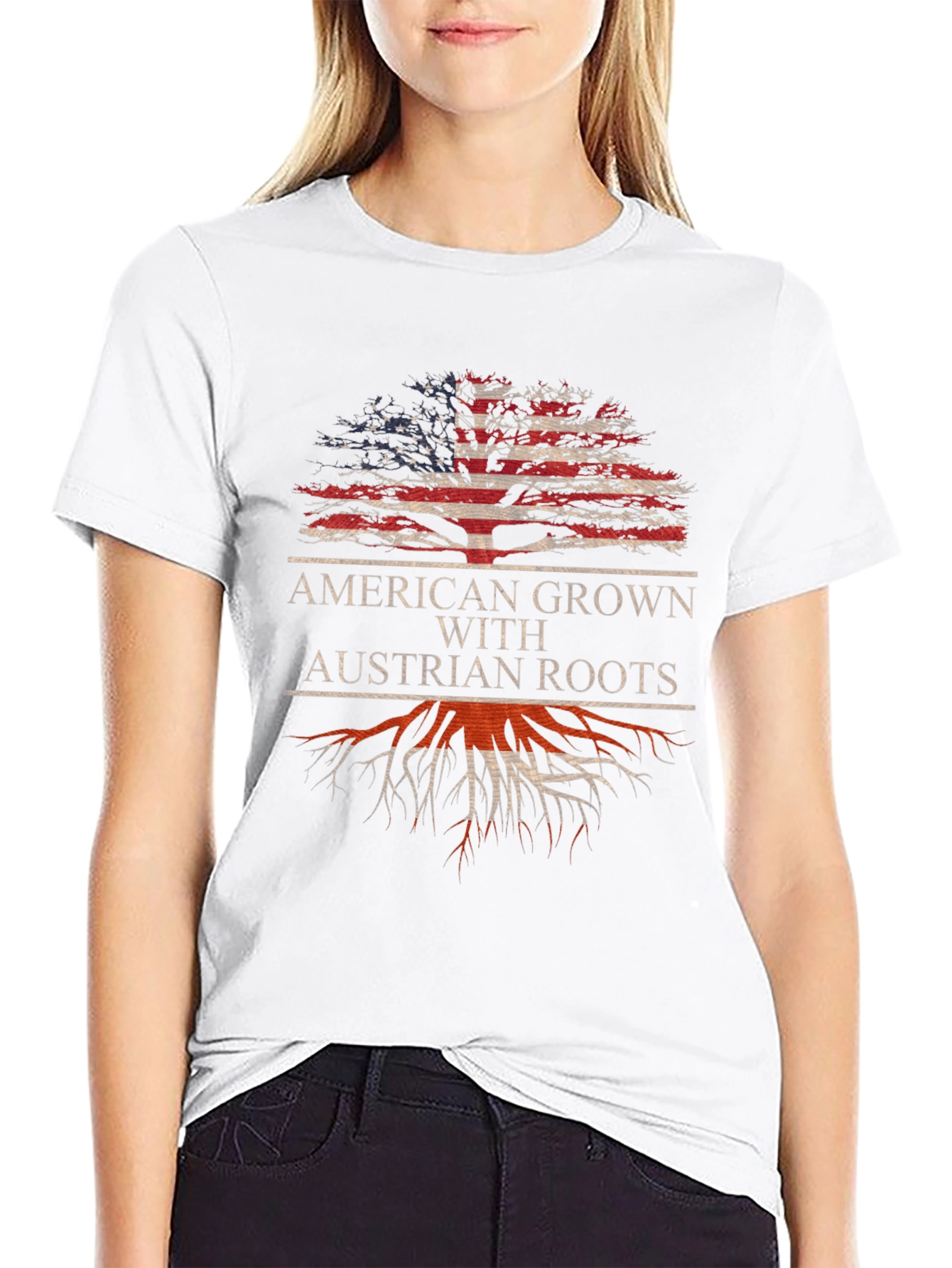 American Grown with Austrian Roots T-Shirt