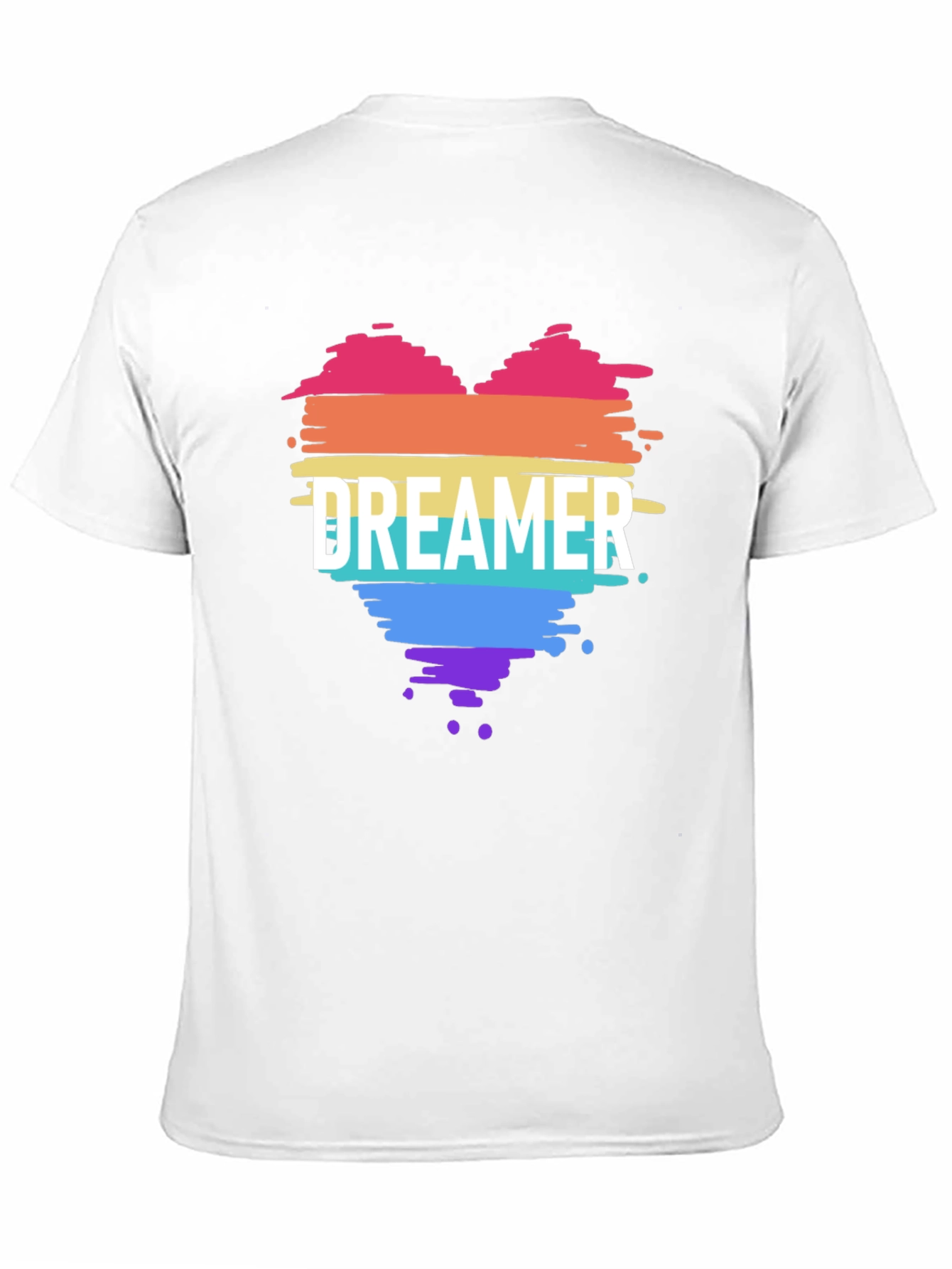 Dreamer Heart Pride T-Shirt - Black