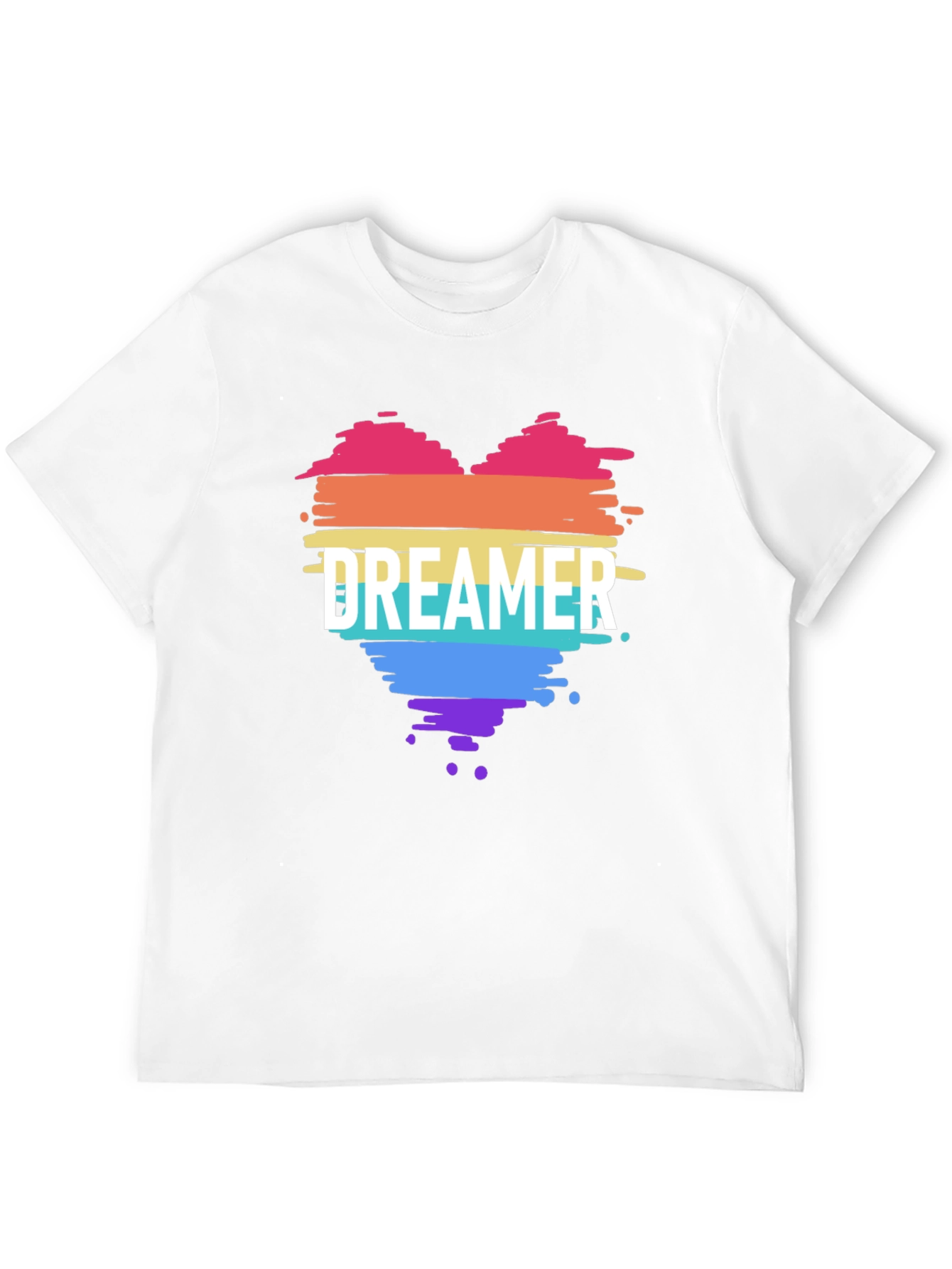 Dreamer Heart Pride T-Shirt - Black