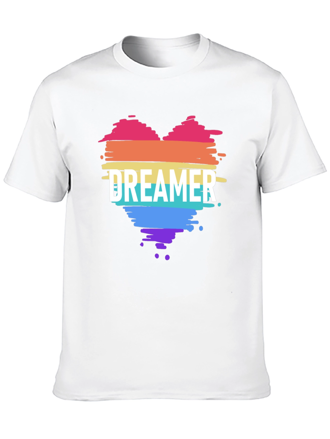 Dreamer Heart Pride T-Shirt - Black