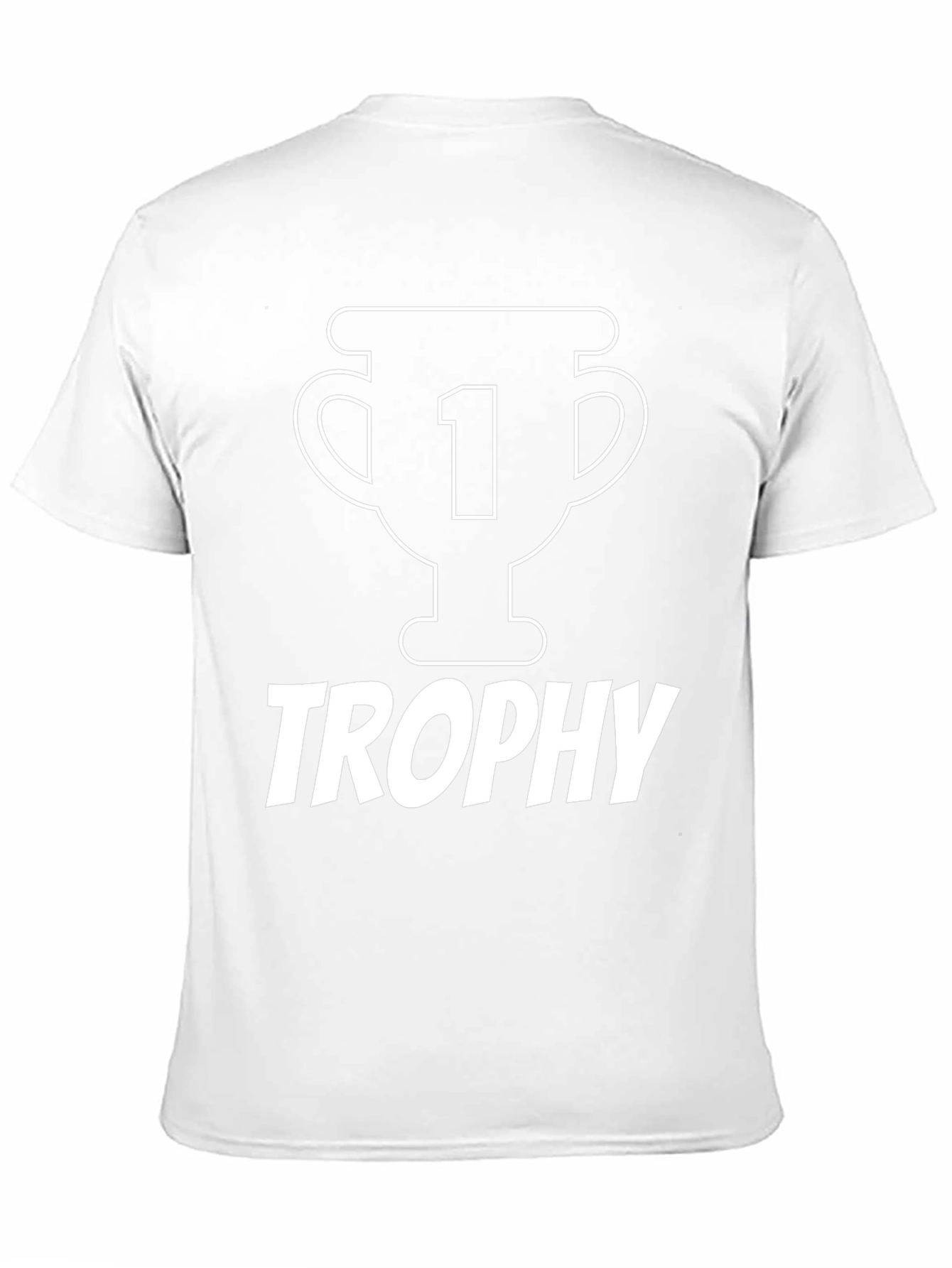 Trophy Graphic Tee - Number One Fan Shirt