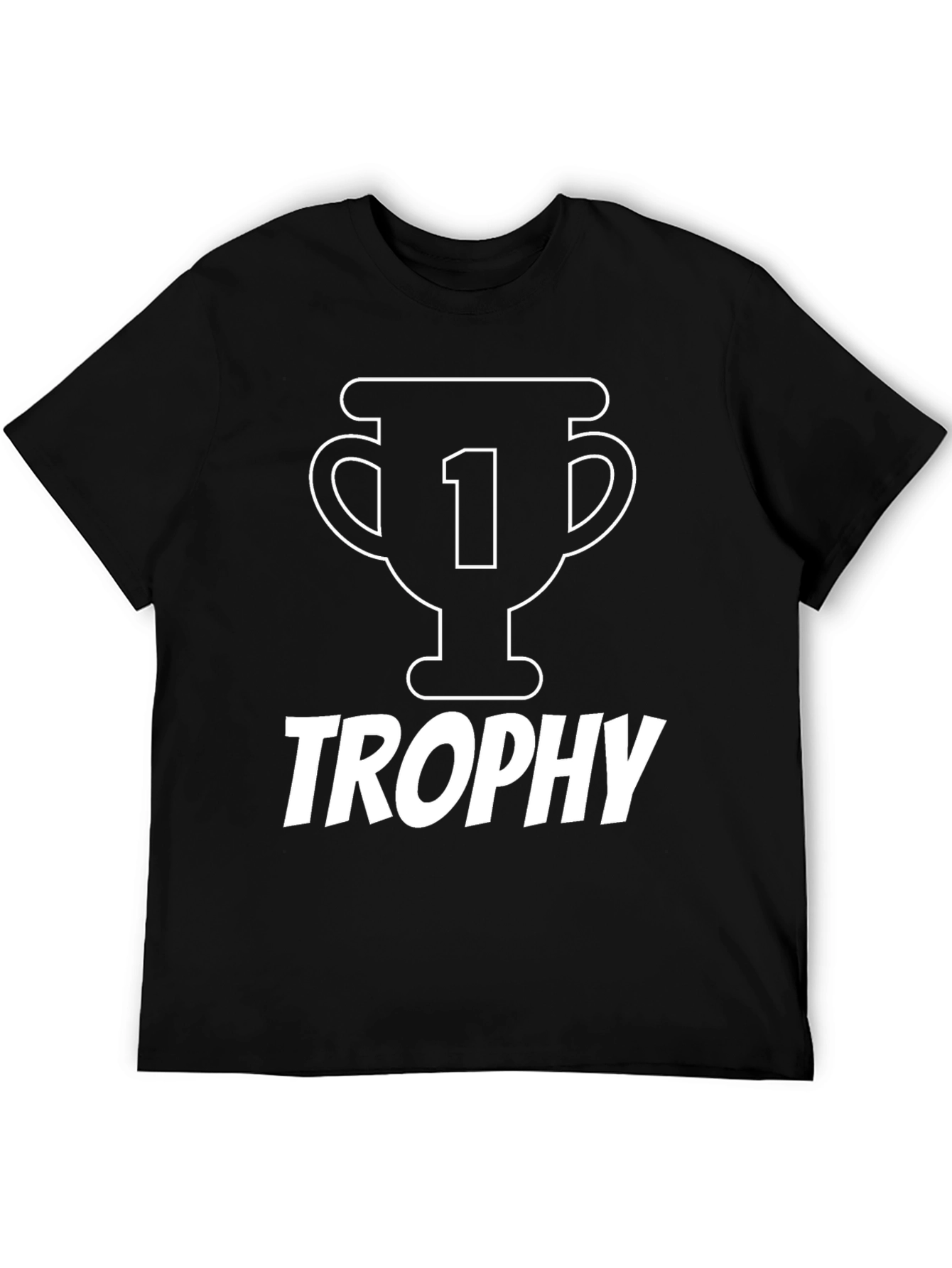 Trophy Graphic Tee - Number One Fan Shirt