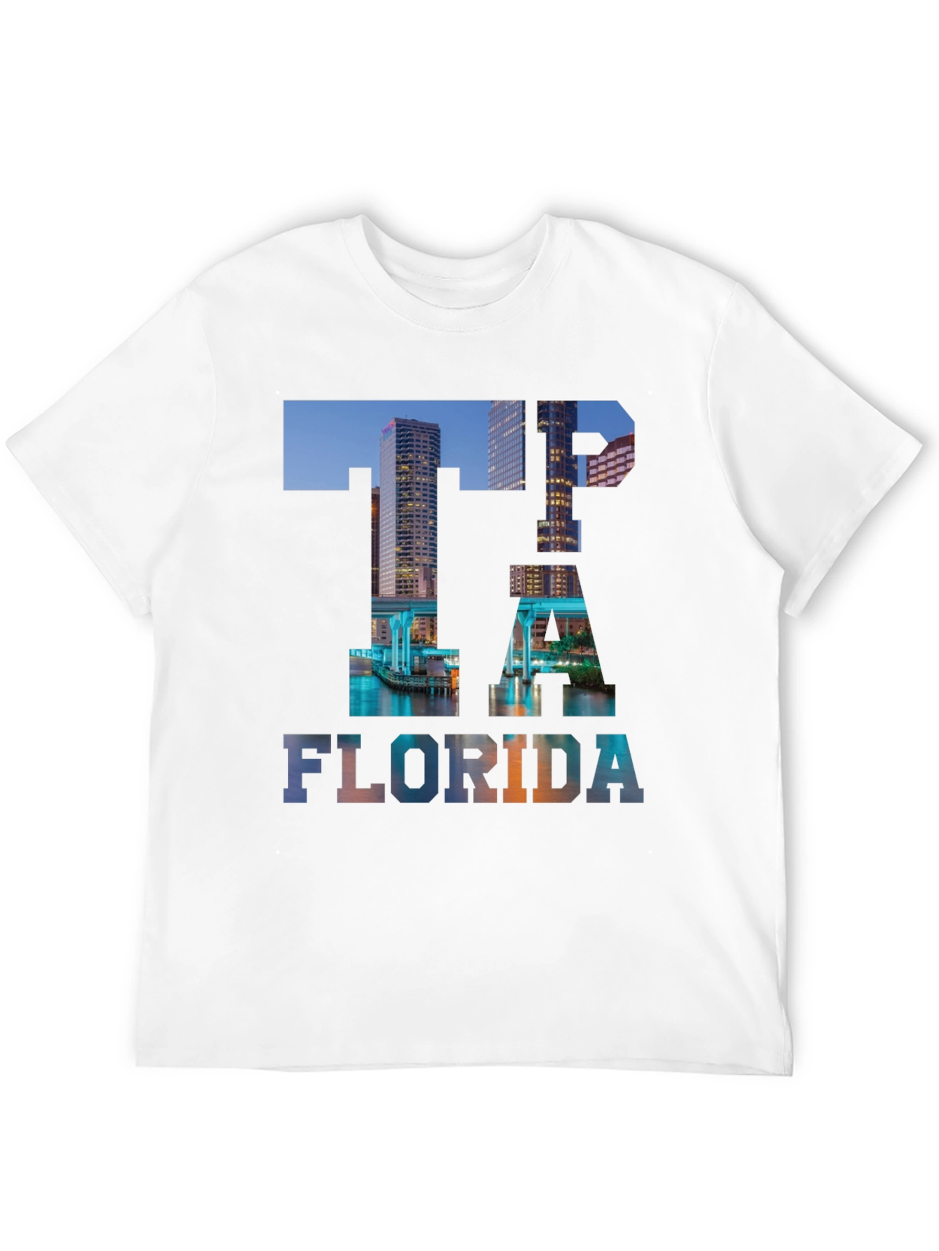 Tampa Florida Skyline T-Shirt - Cityscape Graphic Tee
