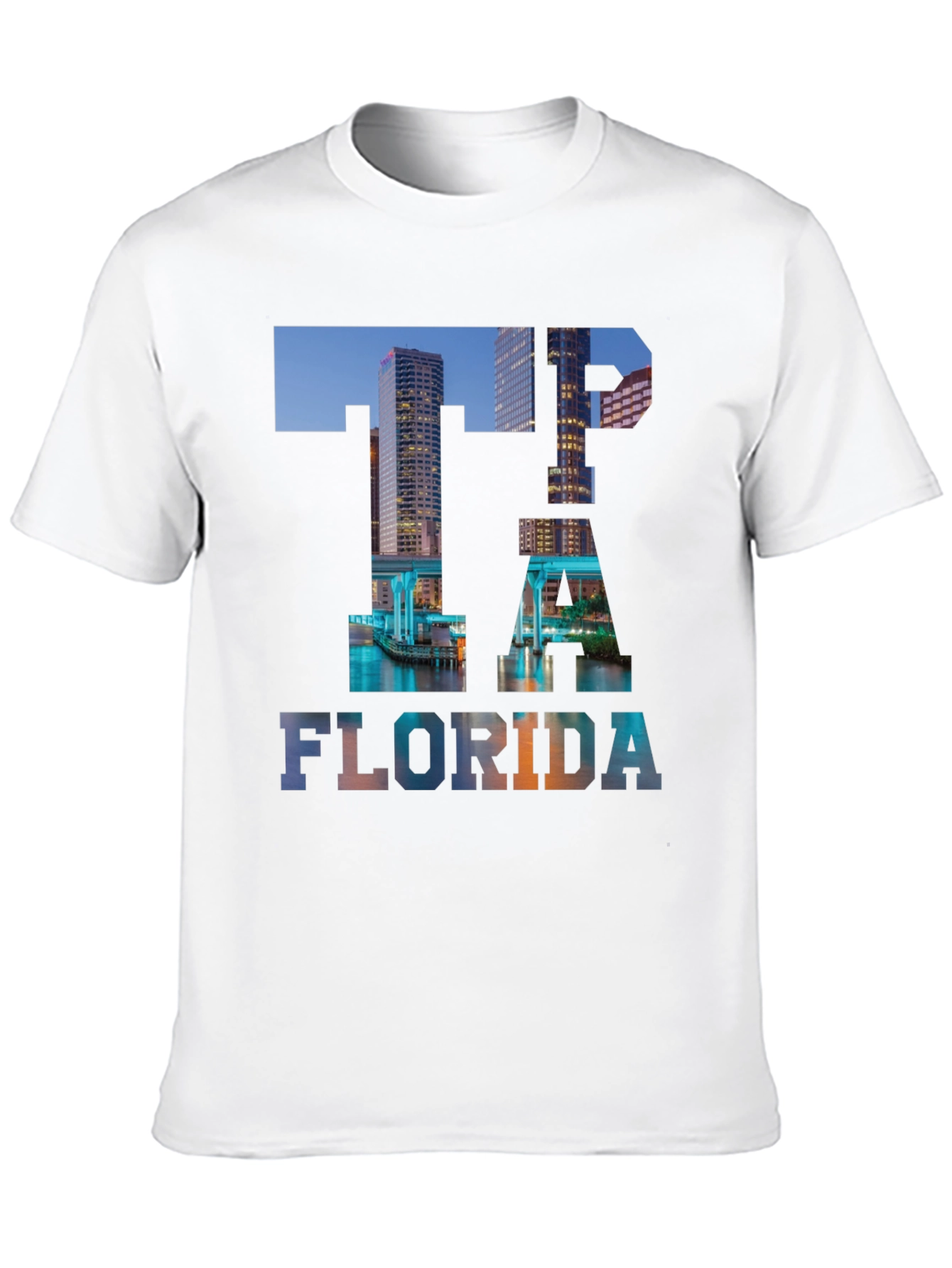 Tampa Florida Skyline T-Shirt - Cityscape Graphic Tee
