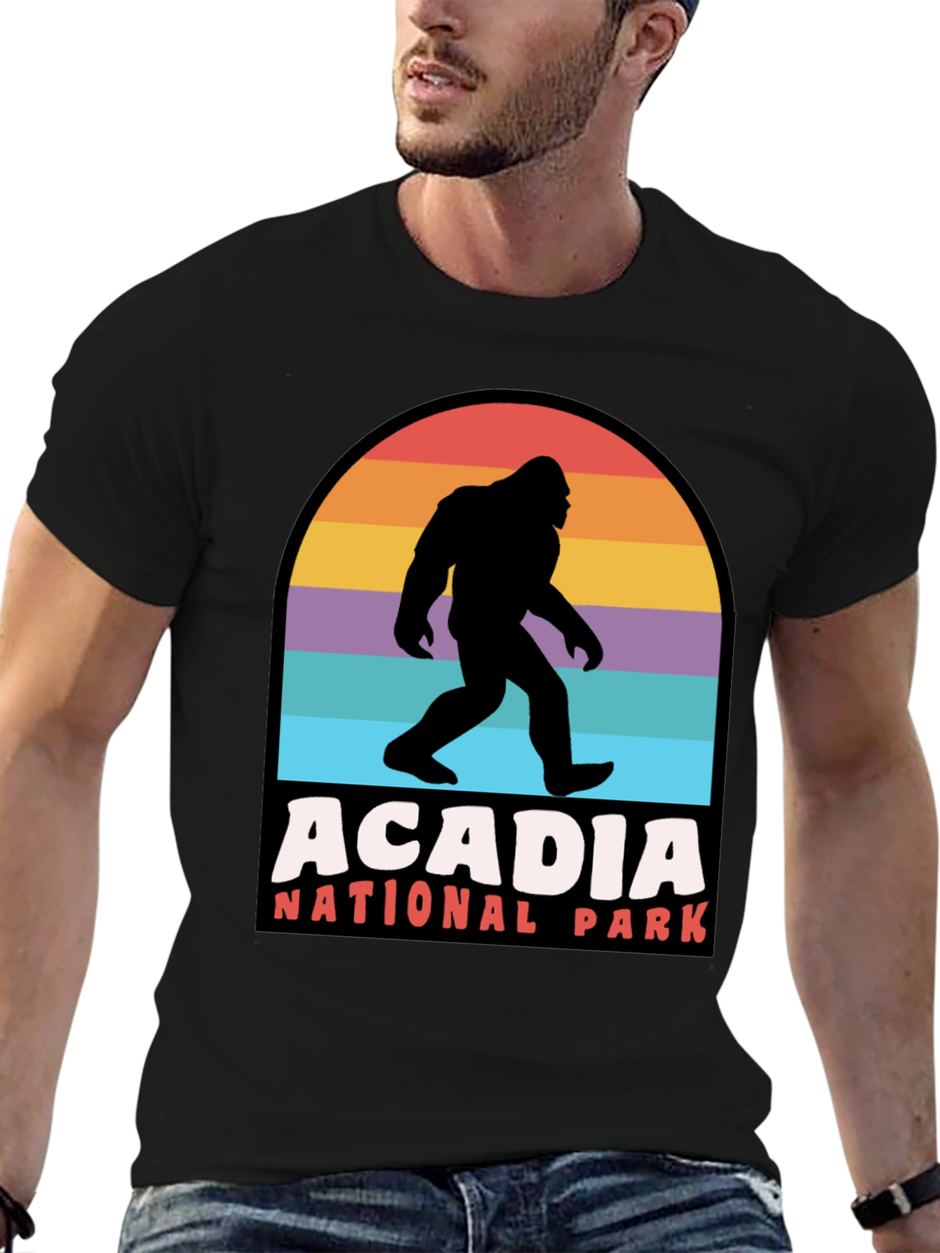 Acadia National Park Bigfoot T-Shirt