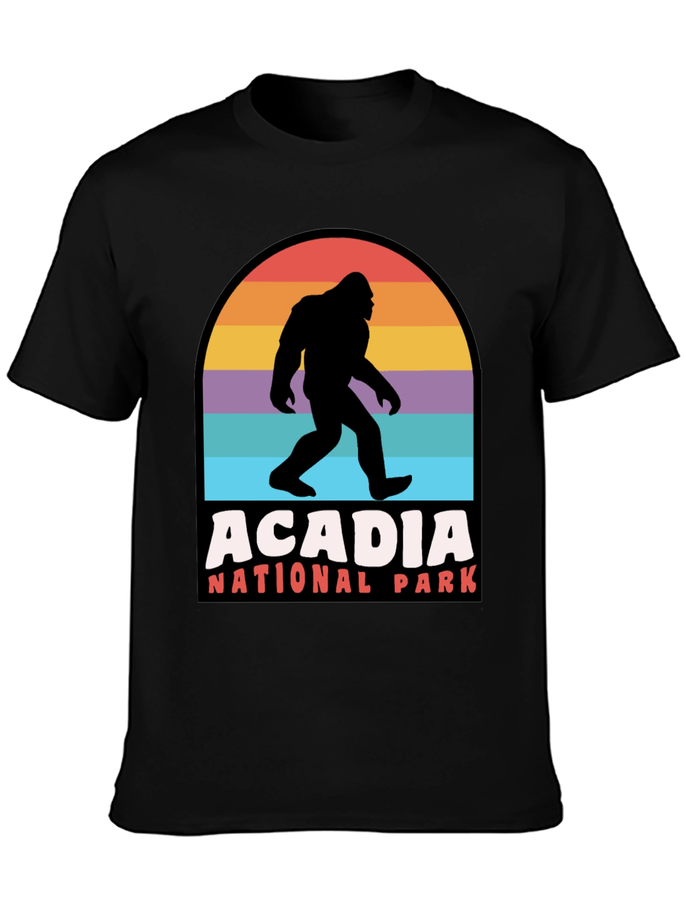 Acadia National Park Bigfoot T-Shirt