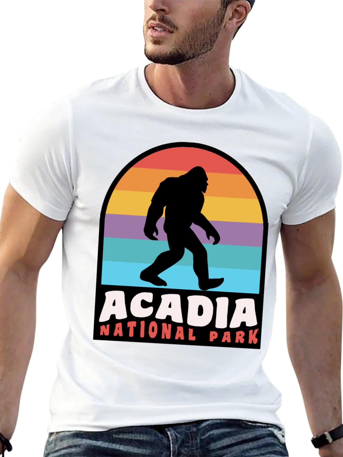 Acadia National Park Bigfoot T-Shirt