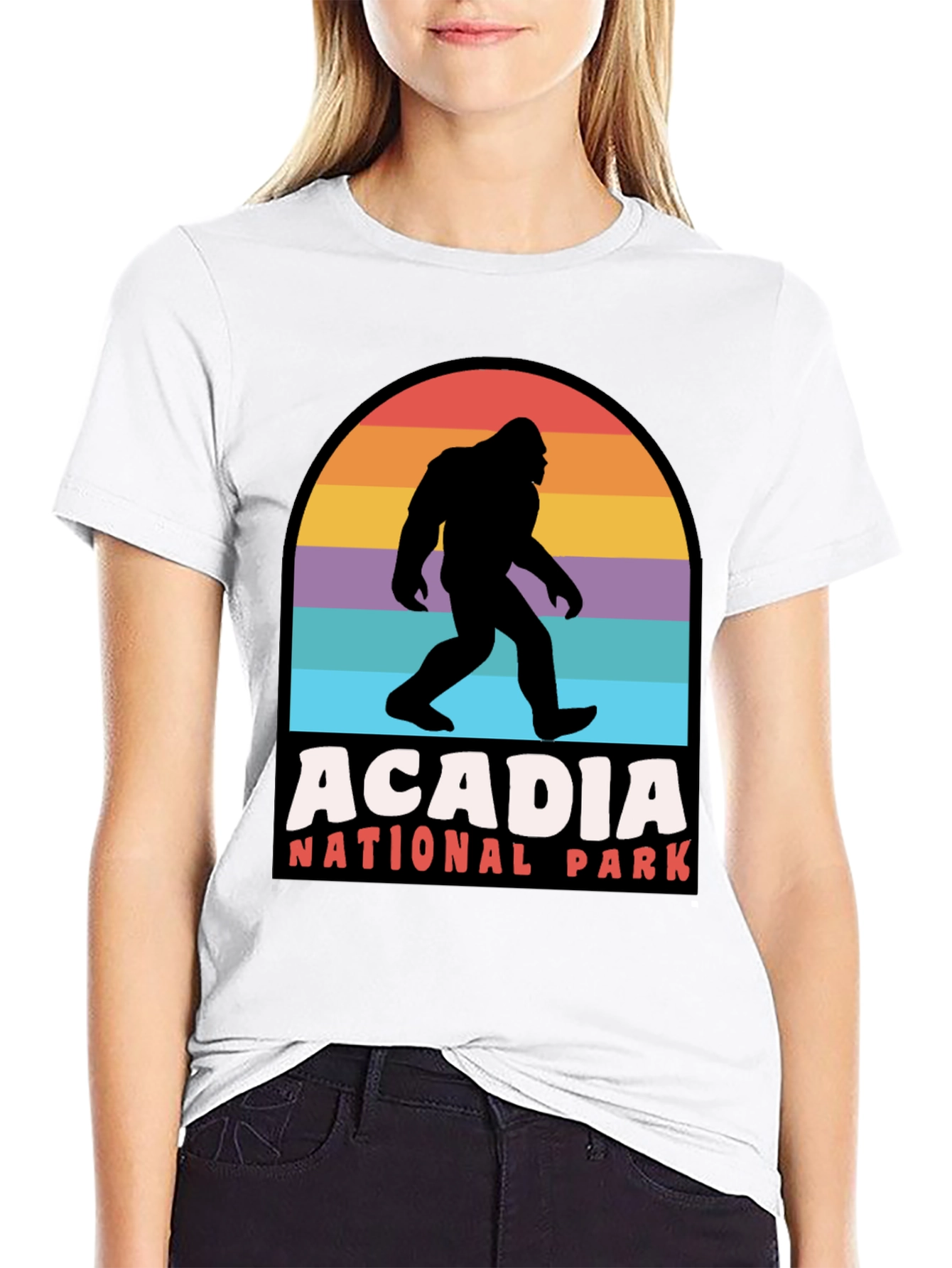 Acadia National Park Bigfoot T-Shirt